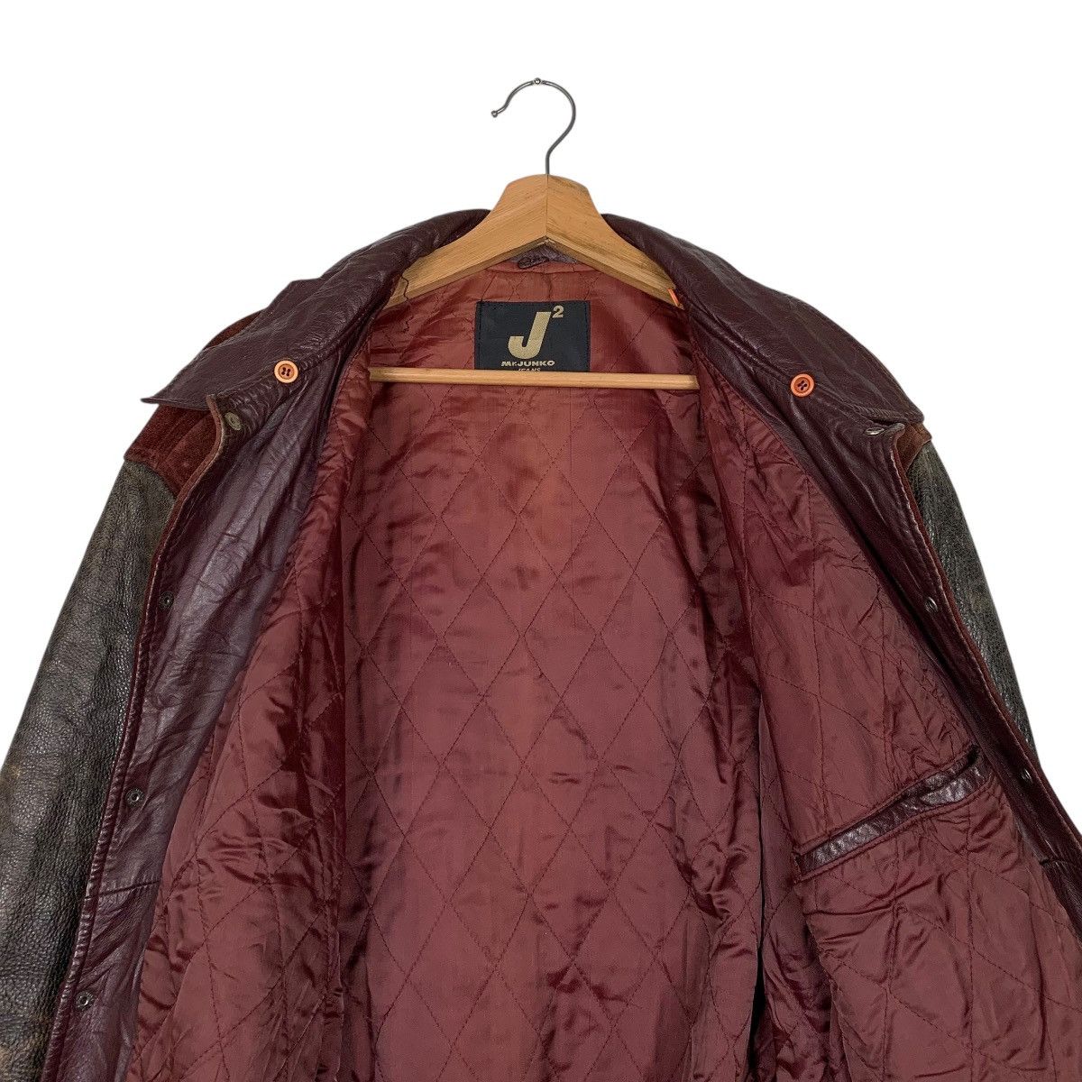 Mr. Junko Mr Junko Bog Logo Leather Varsity Jacket Size US M / EU 48-50 / 2 - 12 Thumbnail