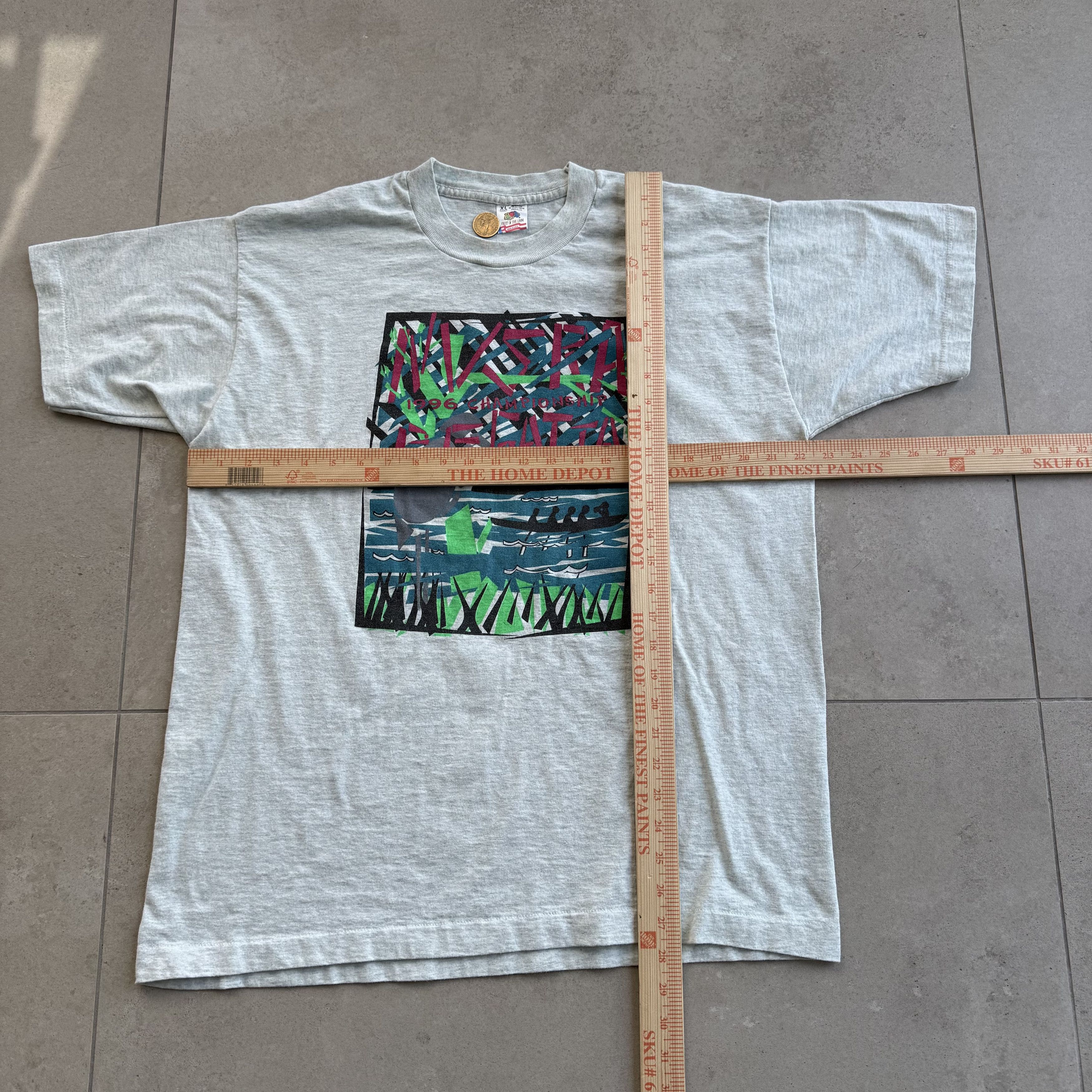 Fruit Of The Loom Vintage 1996 Occoquan Virgina Regatta T Shirt Size US XL / EU 56 / 4 - 8 Thumbnail