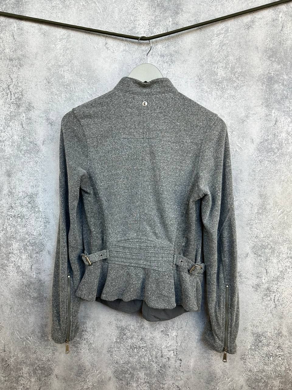 Diesel Diesel Wool Blend Avant-Garde Zip Jacket Cinch Straps Slim Size S / US 4 / IT 40 - 2 Thumbnail