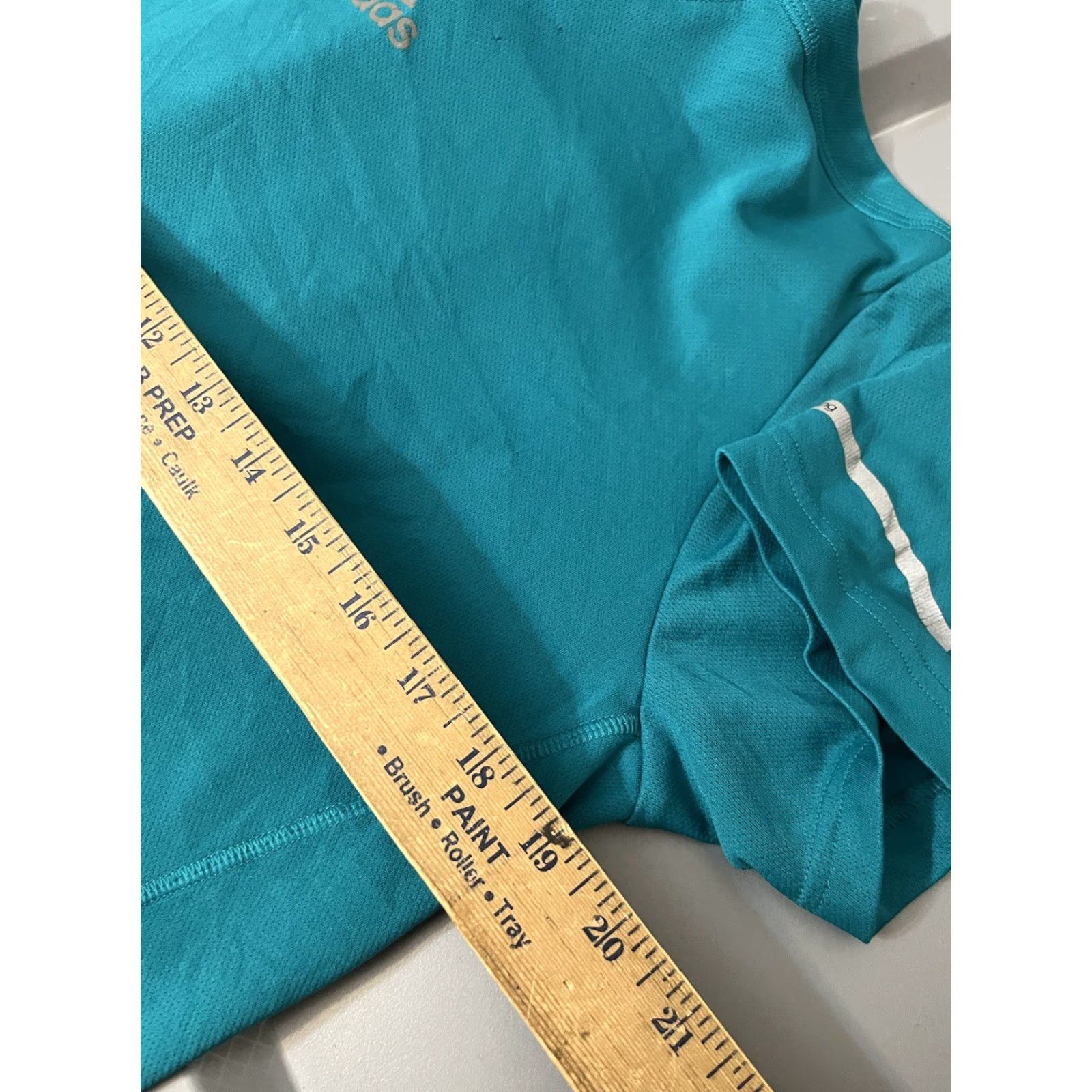 Adidas Adidas Men Activewear Shirt Medium Blue Logo Climalite Short Sleeve Tee Size US M / EU 48-50 / 2 - 5 Thumbnail