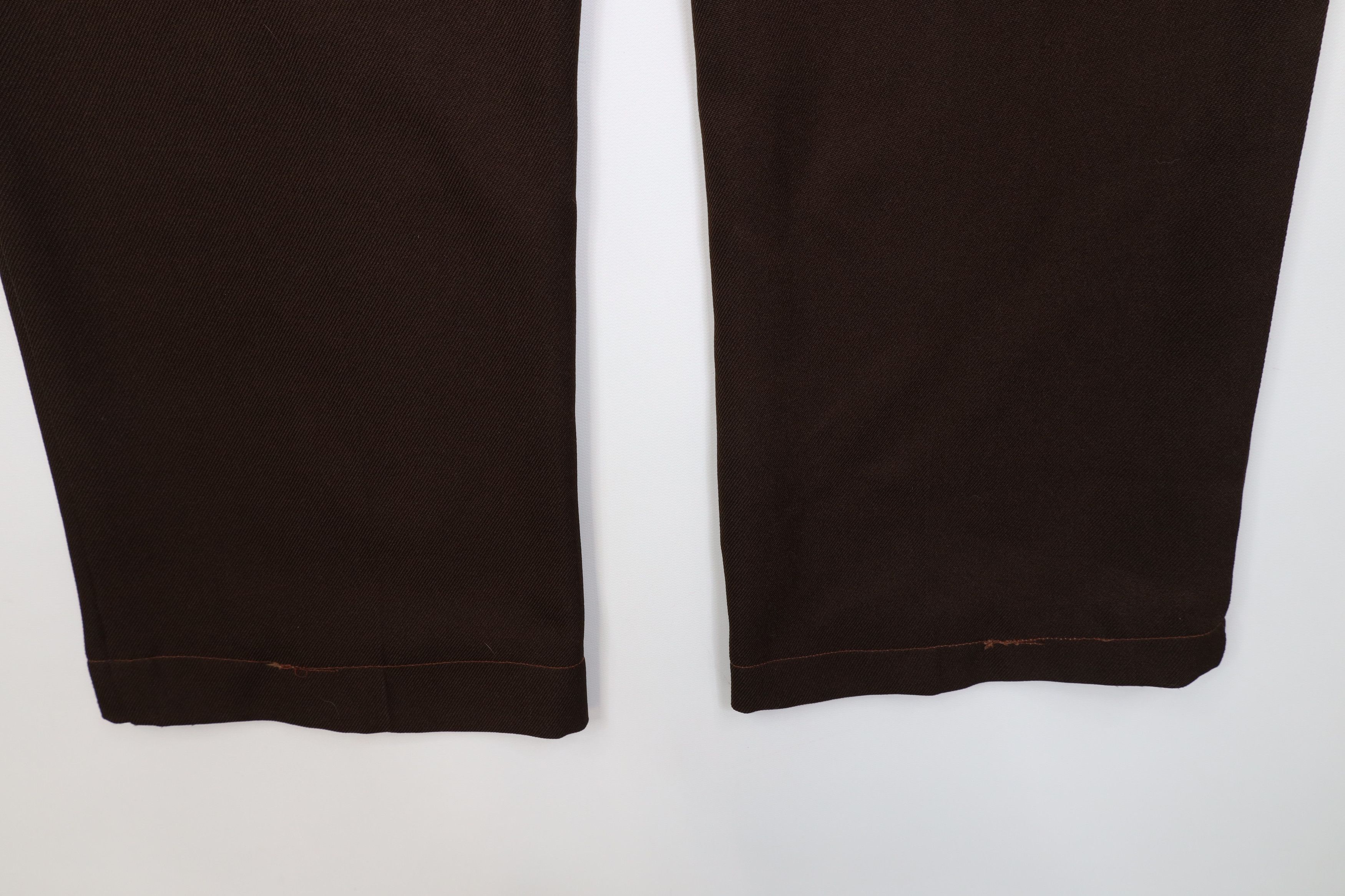 Vintage Vintage 90s Streetwear Flared Wide Leg Chino Pants Brown Size US 36 / EU 52 - 10 Thumbnail