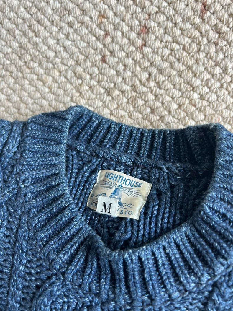 The Real McCoy's The Real McCoy Indigo Dyed Sweater + Indigo Dyed Beanie Size US M / EU 48-50 / 2 - 6 Thumbnail