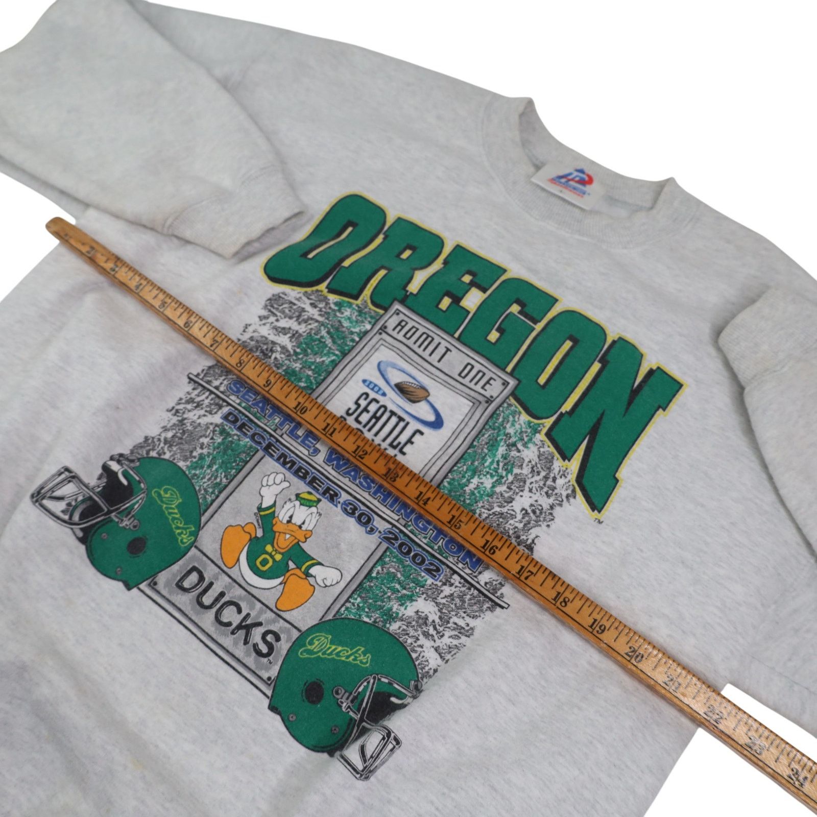 Vintage VTG 2002 Univeristy of Oregon Seattle Bowl Sweatshirt Size US L / EU 52-54 / 3 - 8 Thumbnail