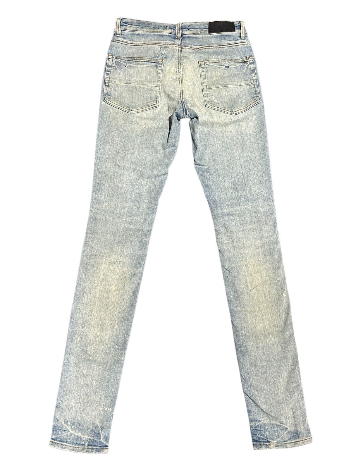 Amiri Mx1 Blue Bandana Patch Size 28 Skinny Fit