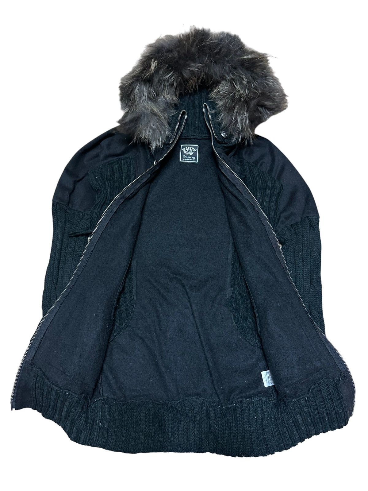 Hysteric Glamour RARE ‼️ Maison Gilly Hybrid Knitted Fur Hoodie Size US S / EU 44-46 / 1 - 5 Thumbnail