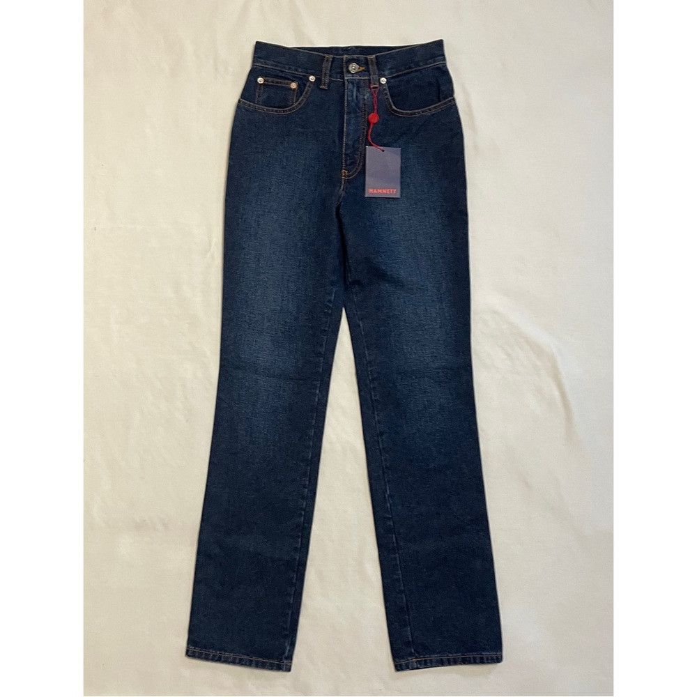 Katharine Hamnett London NWT New Hamnett Straight Leg Jeans Made In Italy Size 26 Size 26" / US 2 / IT 38 - 2 Thumbnail