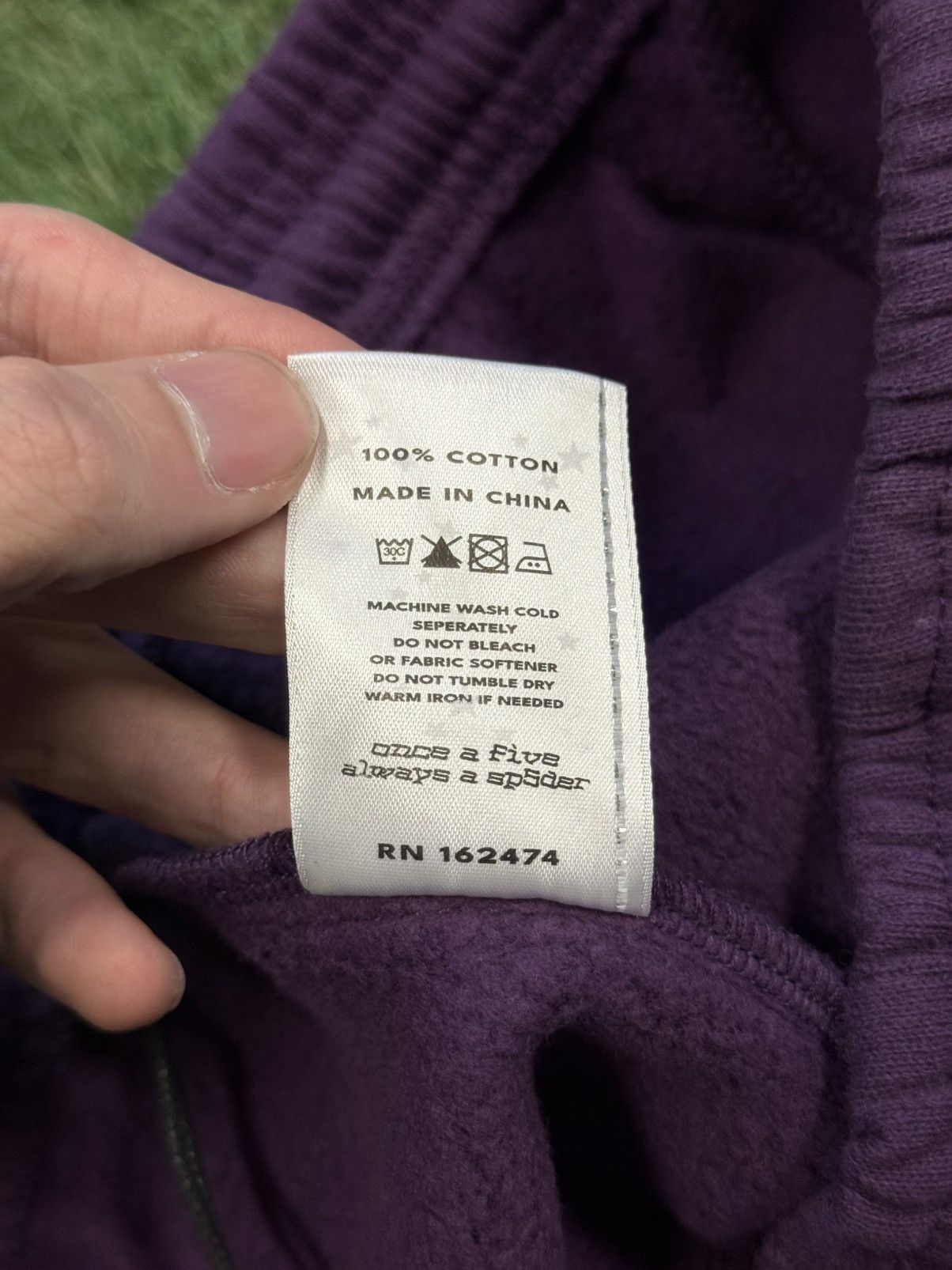 Sp5der Sp5der Worldwide Purple Yellow Sweatpants Size S (NEW) Size US 30 / EU 46 - 12 Thumbnail