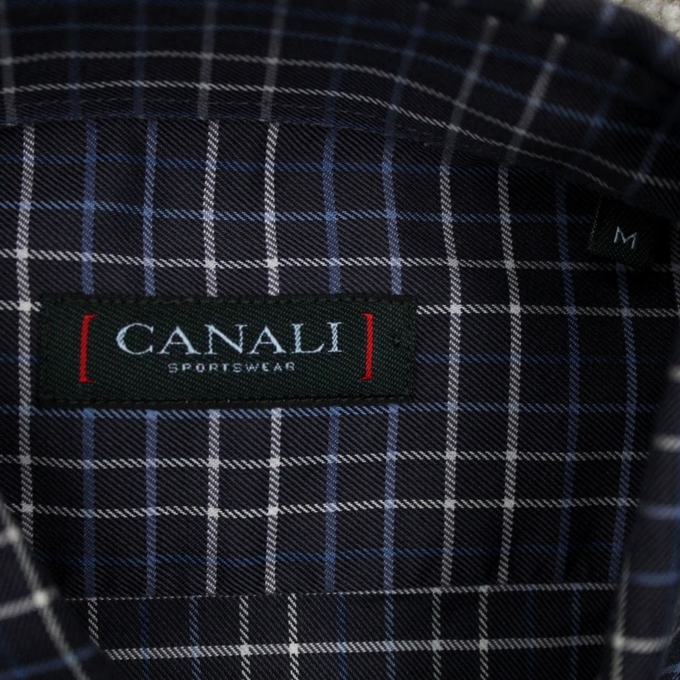 Canali Canali Shirt Mens Medium Blue & White Checkered 100% Cotton Long Sleeve Button Up Shirt Mens Blue & White Checkered Cotton Button-Up Modern Preppy Size US M / EU 48-50 / 2 - 7 Thumbnail