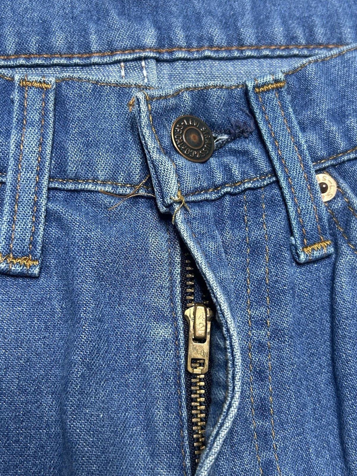 Vintage Vtg 70s Levi’s 517 jeans bootcut flare orange tab USA 32x33 Size US 32 / EU 48 - 8 Thumbnail