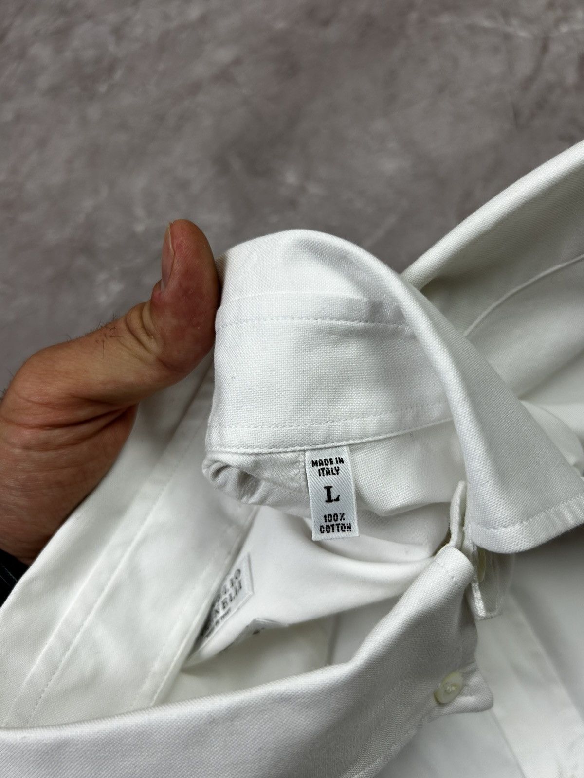 Brunello Cucinelli Brunello Cucinelli White Shirt Size L Size US L / EU 52-54 / 3 - 6 Thumbnail