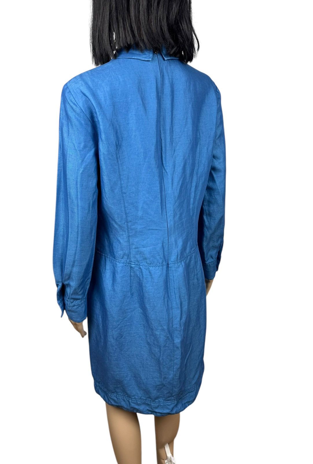 Bogner Sonia Bogner Shirt Dress Cotton Silk Linen size L Size L / US 10 / IT 46 - 10 Thumbnail