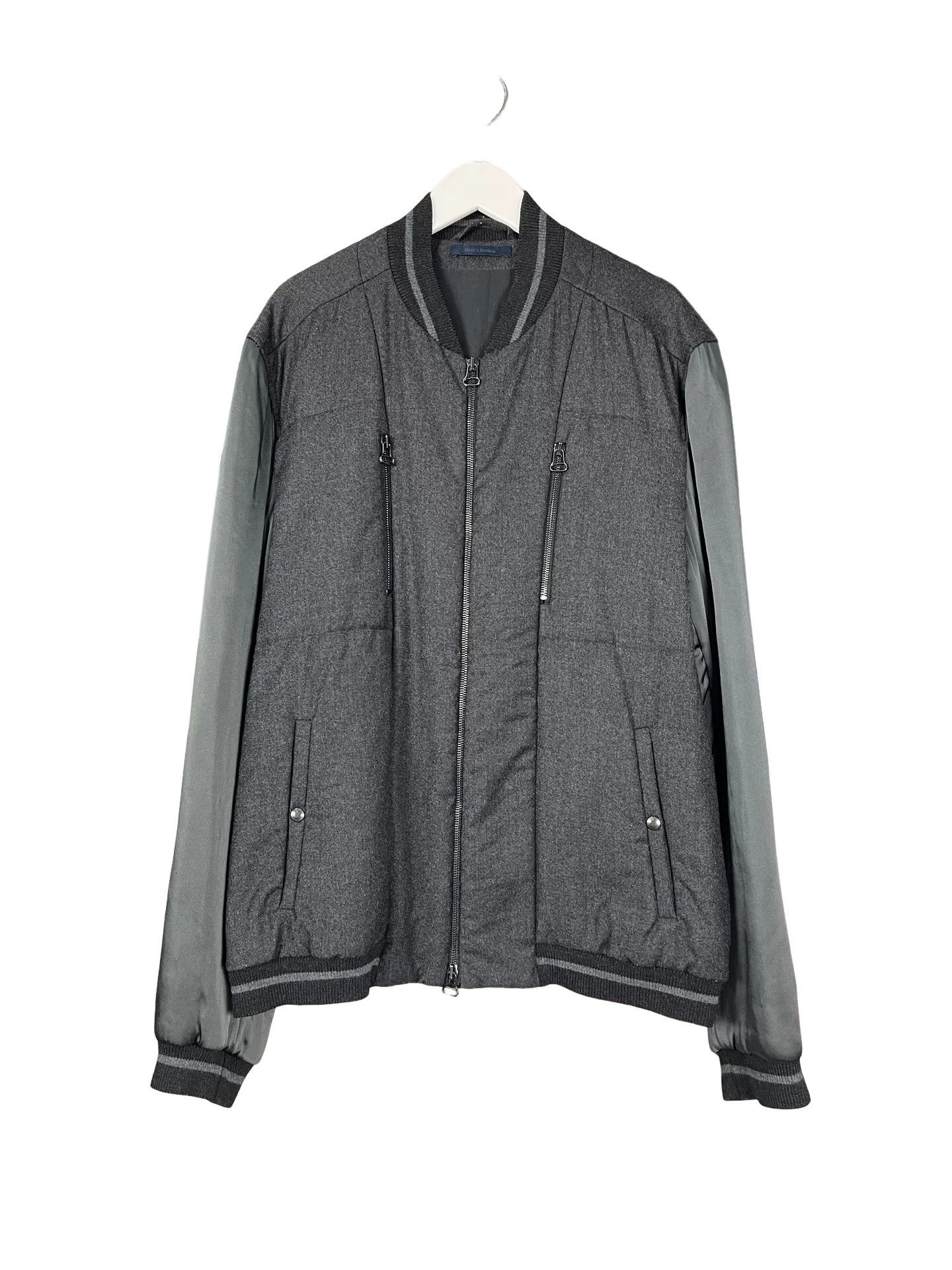 Lanvin Lanvin Wool Cashmere Bomber Jacket Size 52 Size US L / EU 52-54 / 3 - 1 Thumbnail