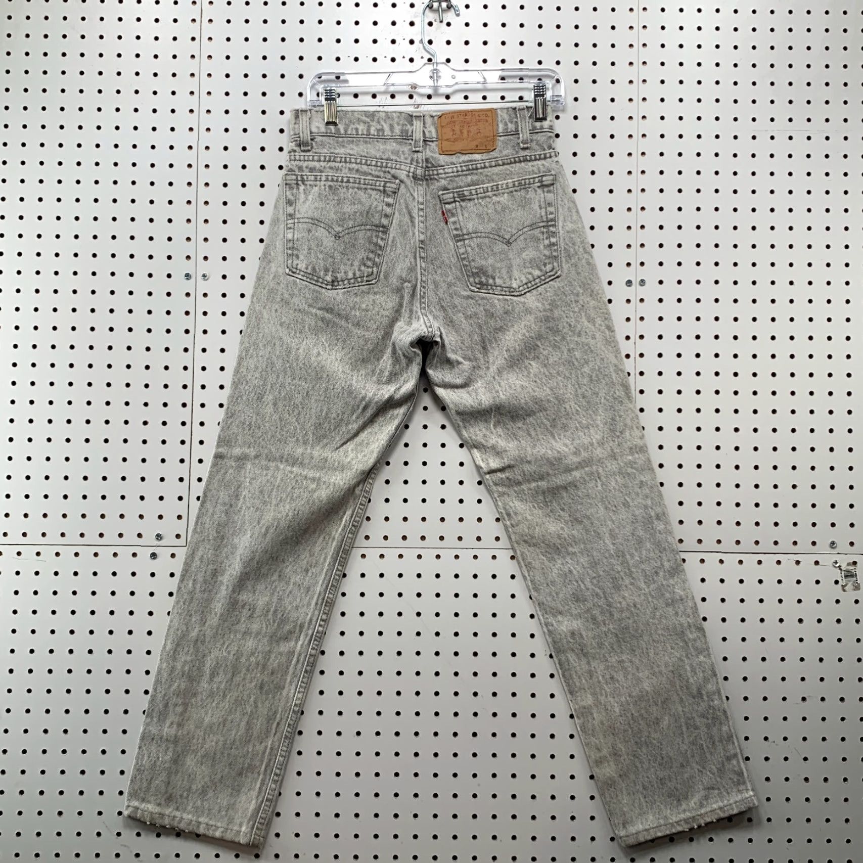 Levi's VINTAGE Levi's 506 Jeans Denim Mens 28x28 Gray Acid Wash Made USA Straight 90s Mens jeans Size US 28 / EU 44 - 7 Thumbnail