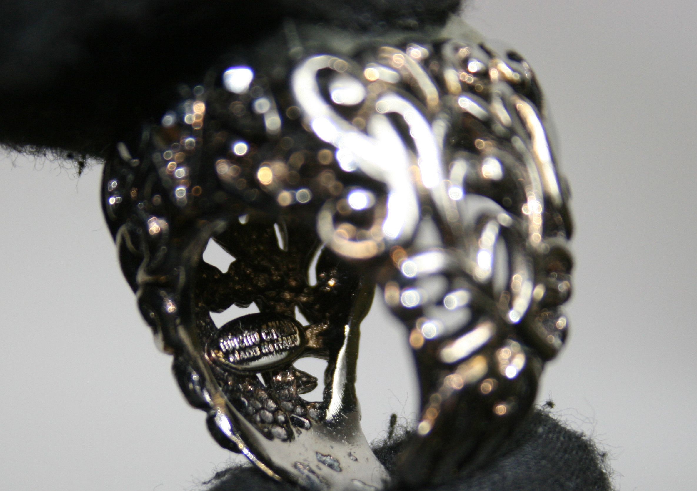 Roberto Cavalli 00S Pyrite Barocco Ring Vintage Size ONE SIZE - 5 Thumbnail