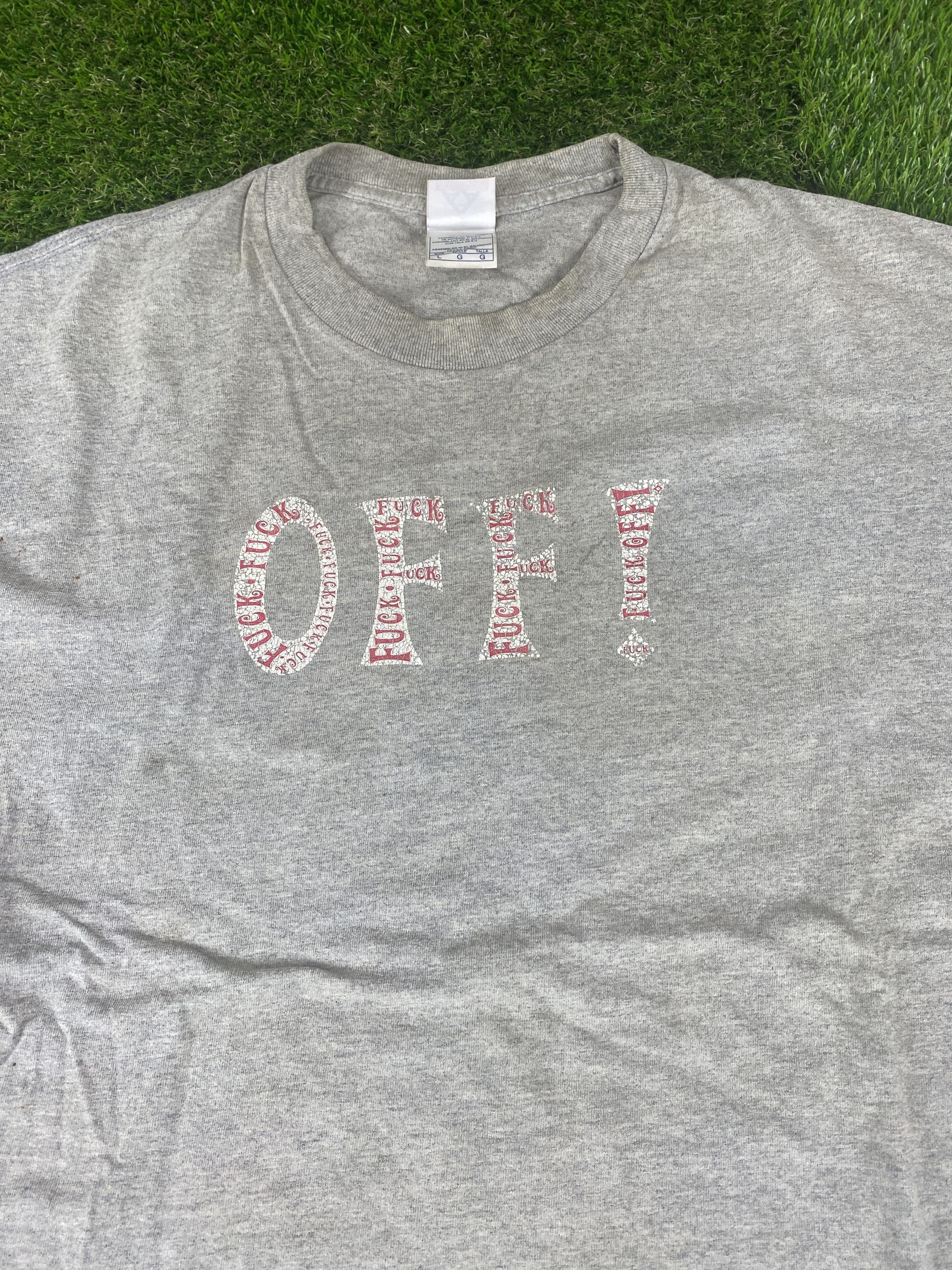 Japanese Brand Off Fuck Tshirt (T109) Size US L / EU 52-54 / 3 - 2 Thumbnail