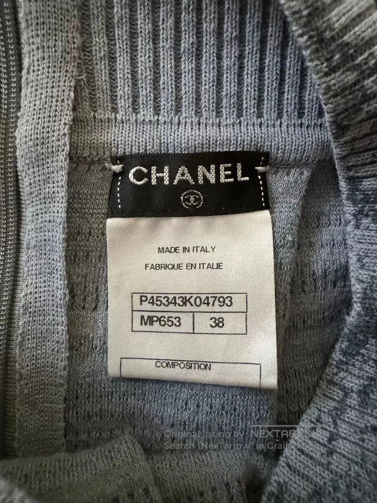 Chanel chanel flower bud half skirt. Size 37" - 5 Thumbnail