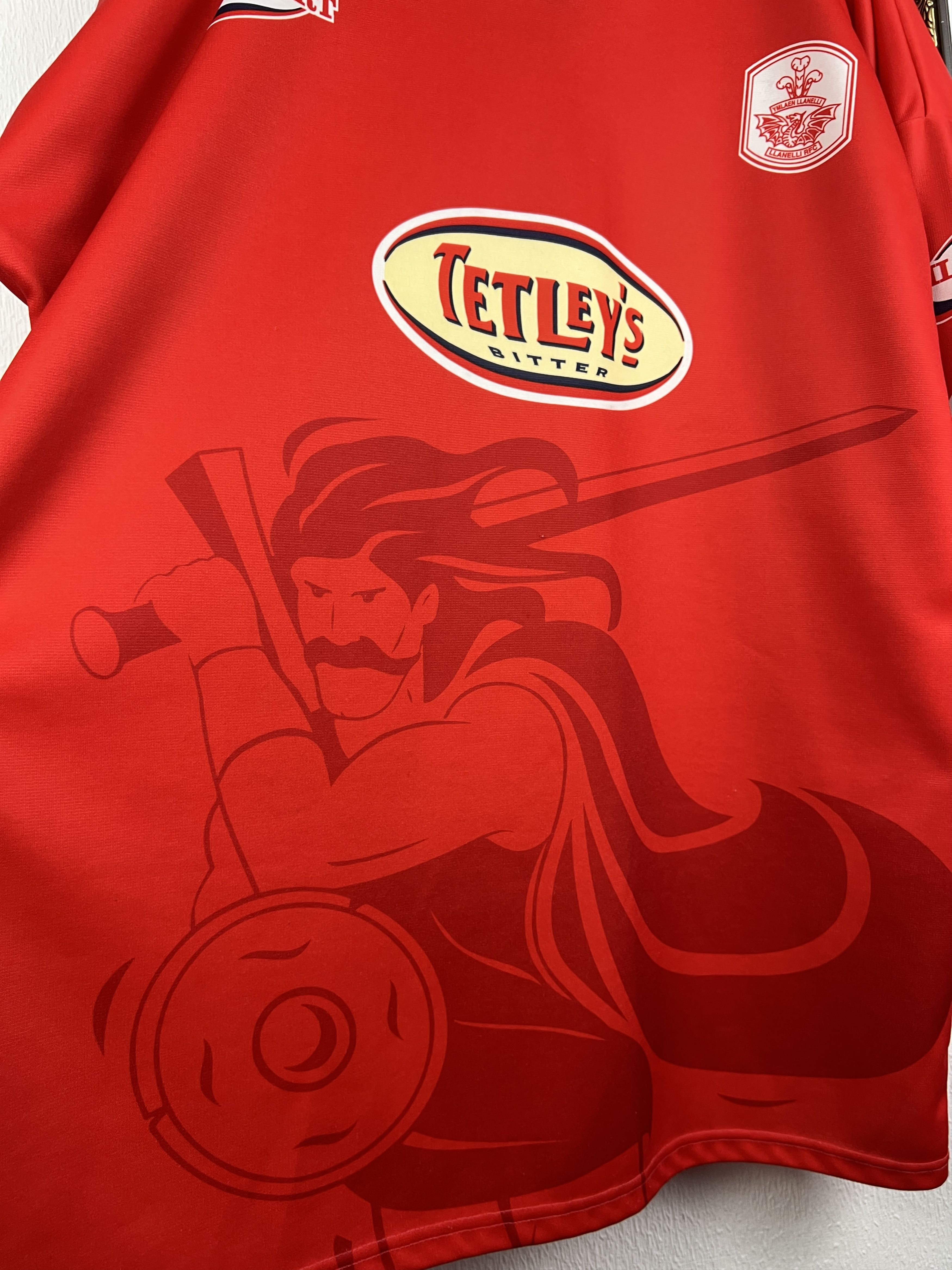 Vintage Llanelli Scarlets Wales Rugby Union Jersey Trikot Size 3XL Size US XXL / EU 58 / 5 - 4 Thumbnail