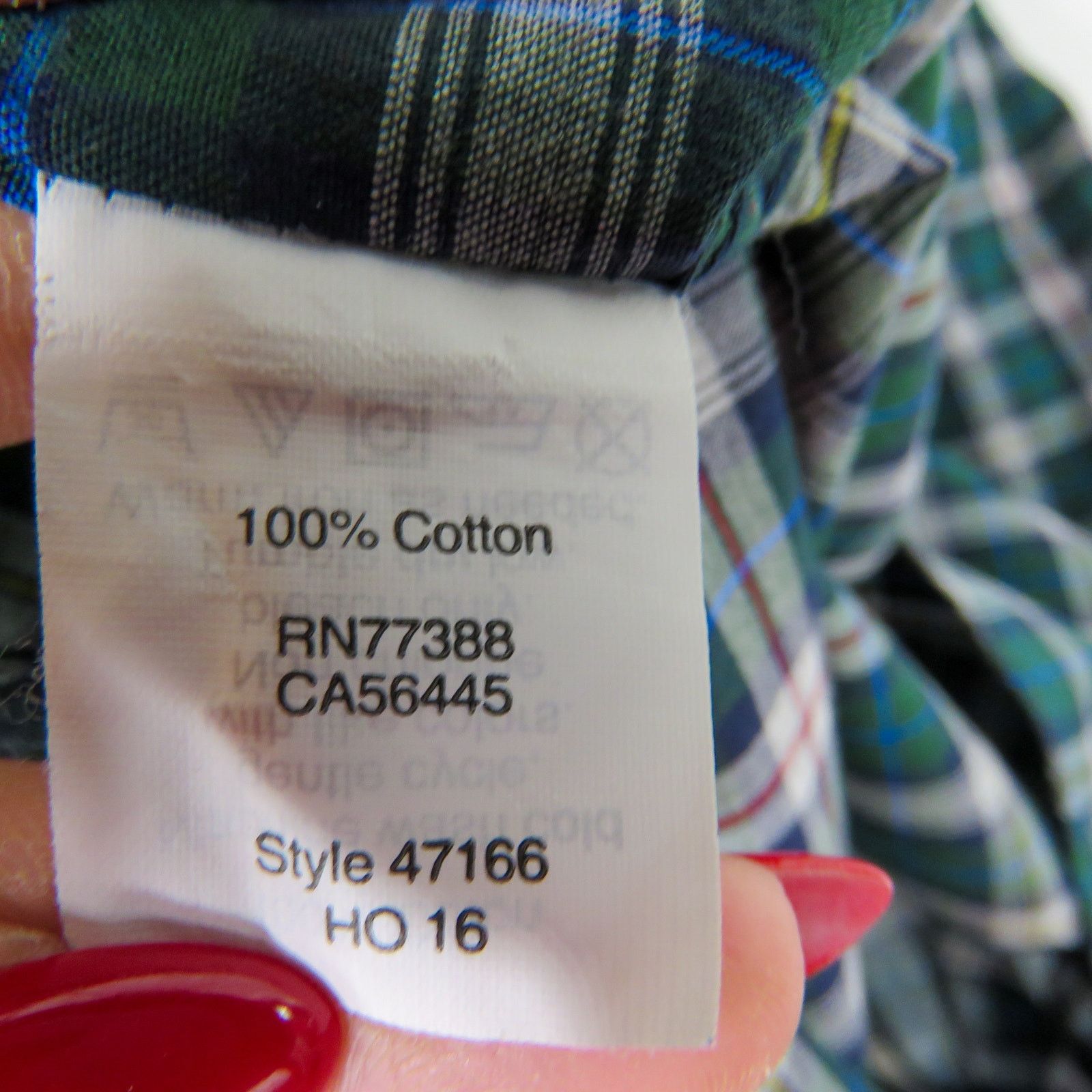 J.Crew J. Crew Heathered Cotton Green Plaid Button Down Shirt Med Size US M / EU 48-50 / 2 - 5 Thumbnail