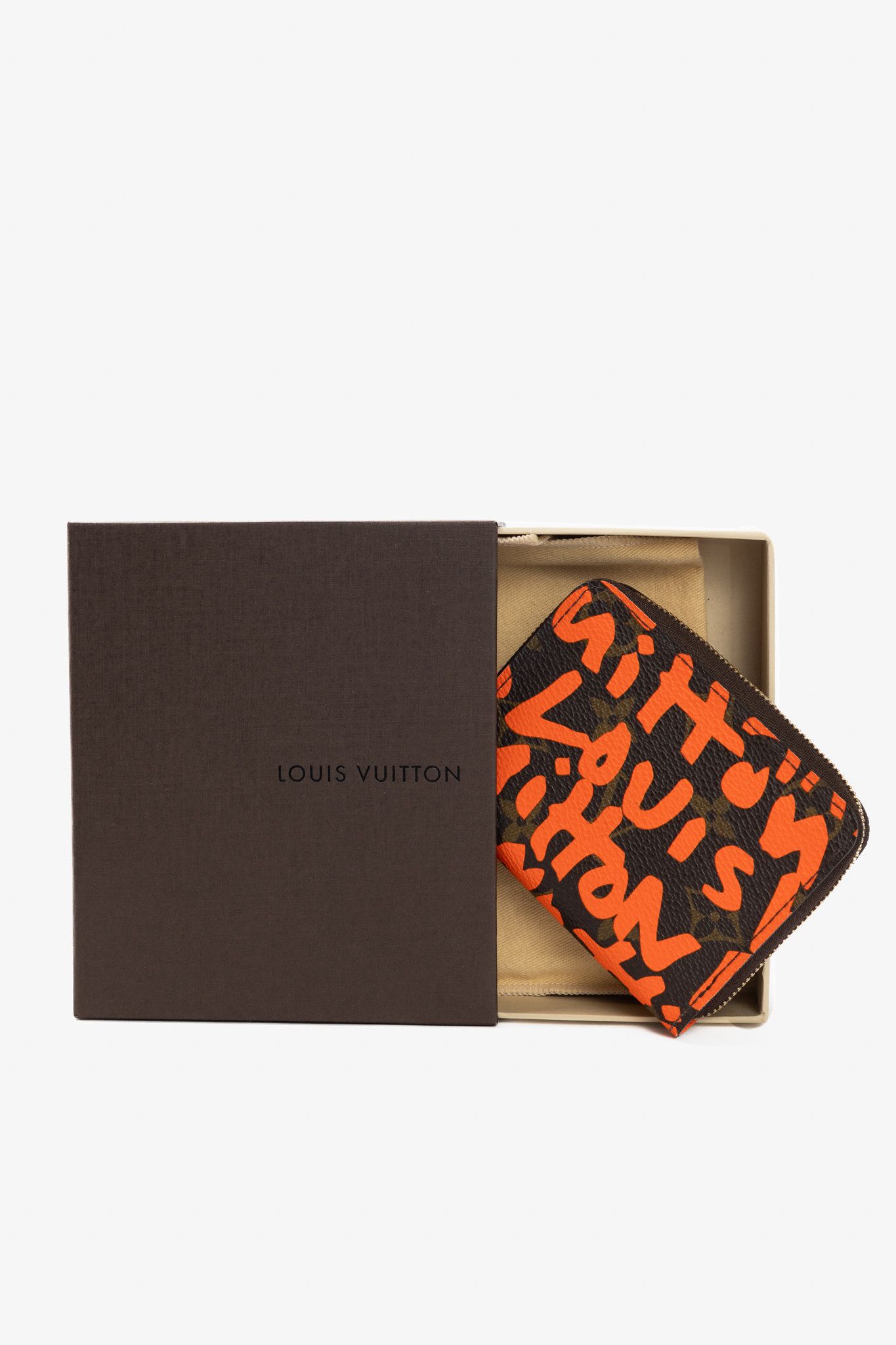 Louis Vuitton Louis Vuitton Zippy Orange Monogram Graffiti Coin Purse Size ONE SIZE - 11 Thumbnail