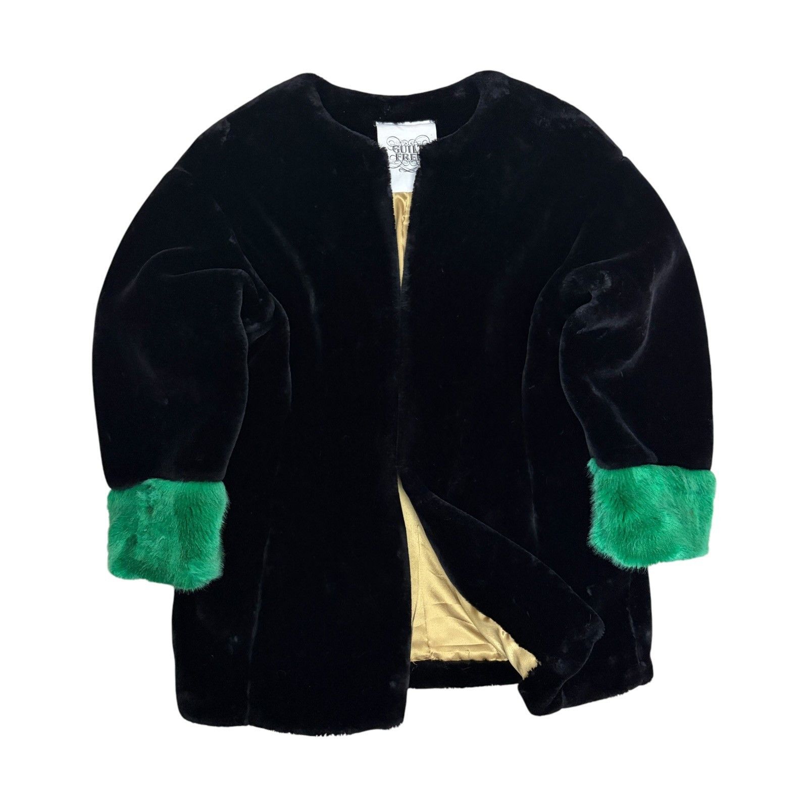 Other $400 GUILT FREE Faux Fur Coat Winter Glam Jacket Medium Size M / US 6-8 / IT 42-44 - 2 Thumbnail