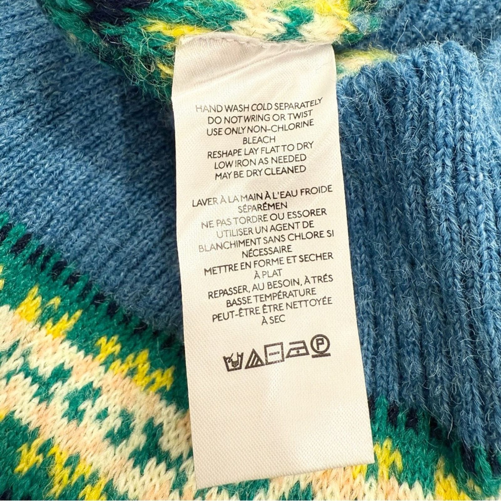 Urban Outfitters Urban Outfitters Hudson Fair Isle Crew Neck Sweater M Size US M / EU 48-50 / 2 - 8 Thumbnail