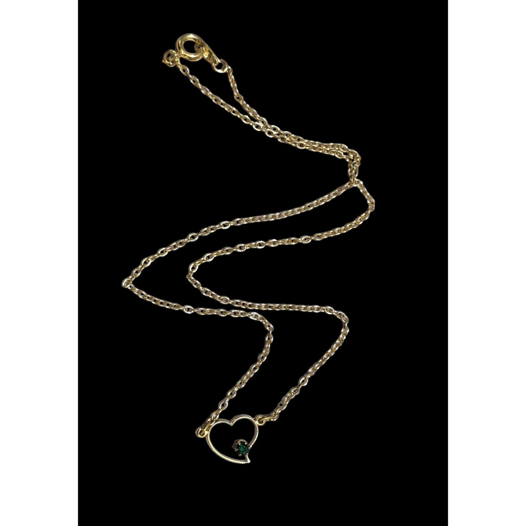 Other Minimalist Gold Open Heart Necklace Size ONE SIZE - 1 Thumbnail