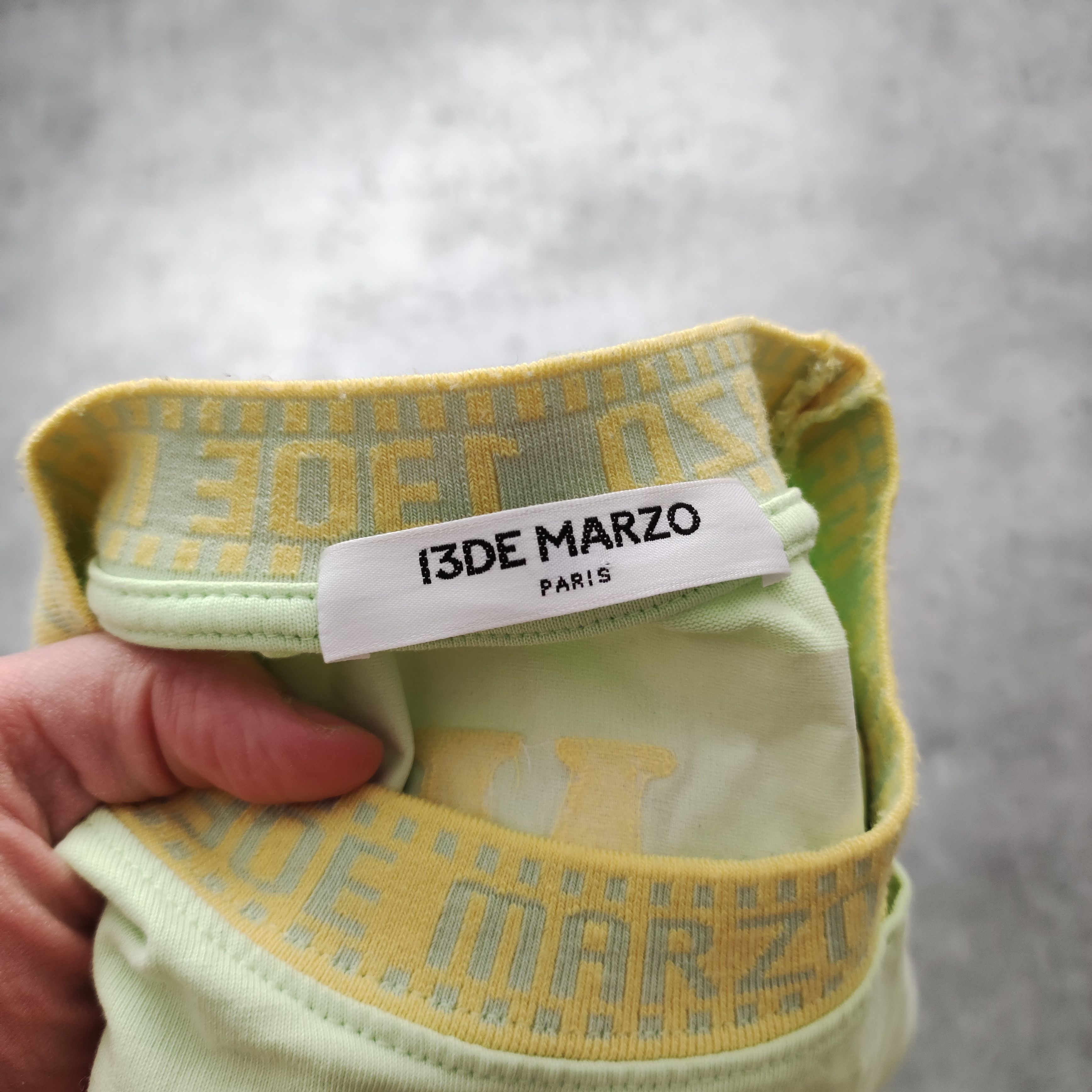 13de Marzo Light Lemon Back Logo Tshirt