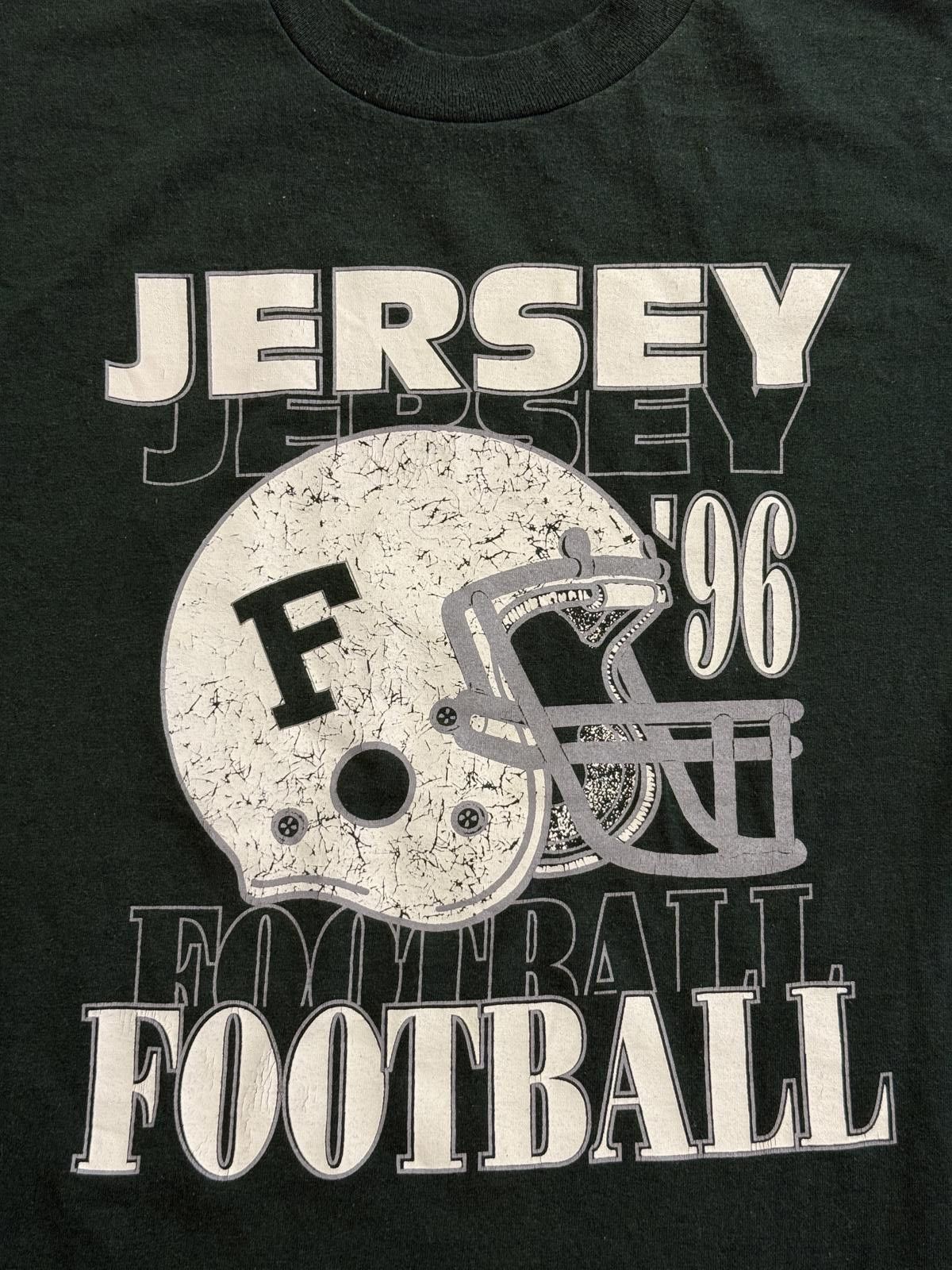 Other Vintage Jersey Football T-shirt Big Helmet Tee Green XL Size US XL / EU 56 / 4 - 2 Thumbnail