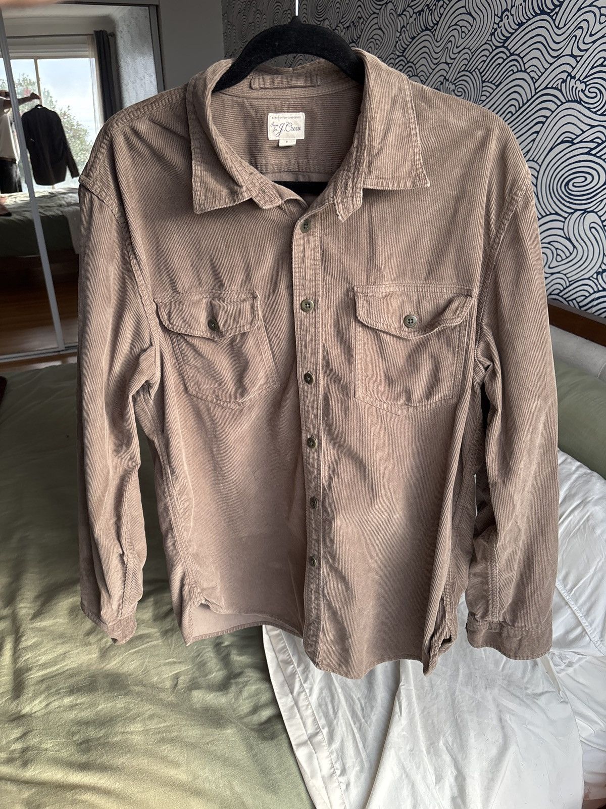 J.Crew J. Crew Corduroy Button Down Size US L / EU 52-54 / 3 - 4 Thumbnail