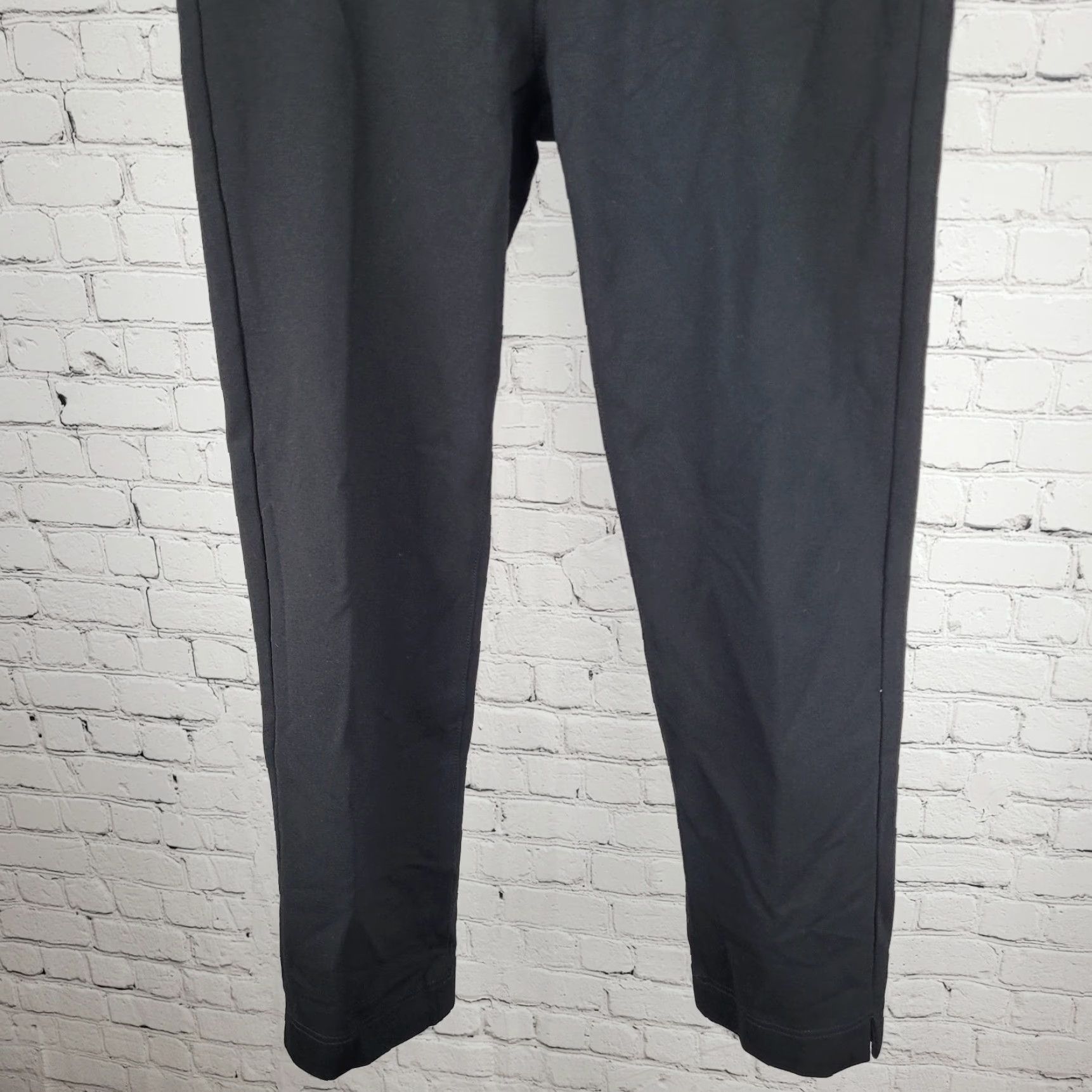 Vintage KUT From The Kloth Black Elizabeth Straight Leg Stretch Pants 6 (30x27) NWT Size 28" / US 6 / IT 42 - 6 Thumbnail