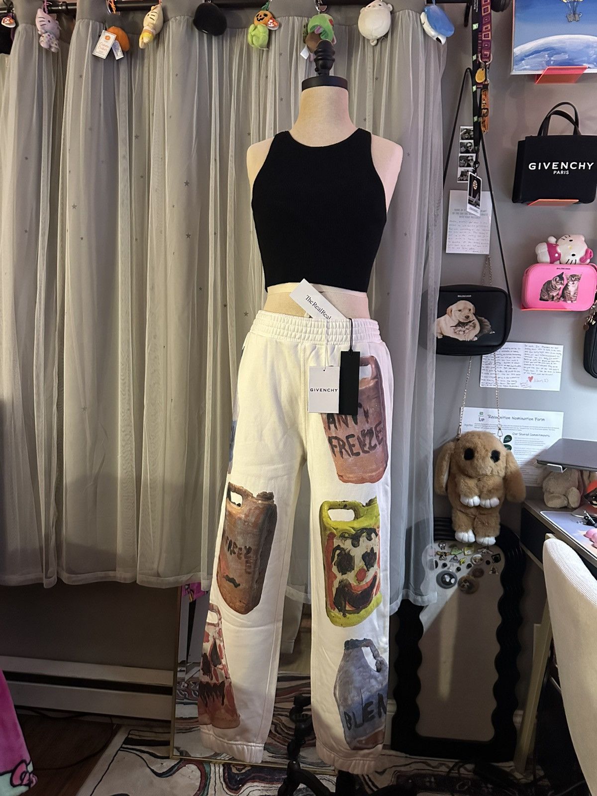 Givenchy Givenchy x Josh Smith jogger sweatpants size Large Size US 34 / EU 50 - 1 Thumbnail
