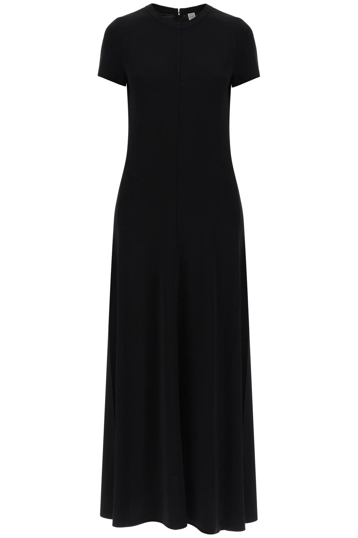 image of Toteme Maxi Jersey Dress In Seven in Black, Women's (Size Medium)