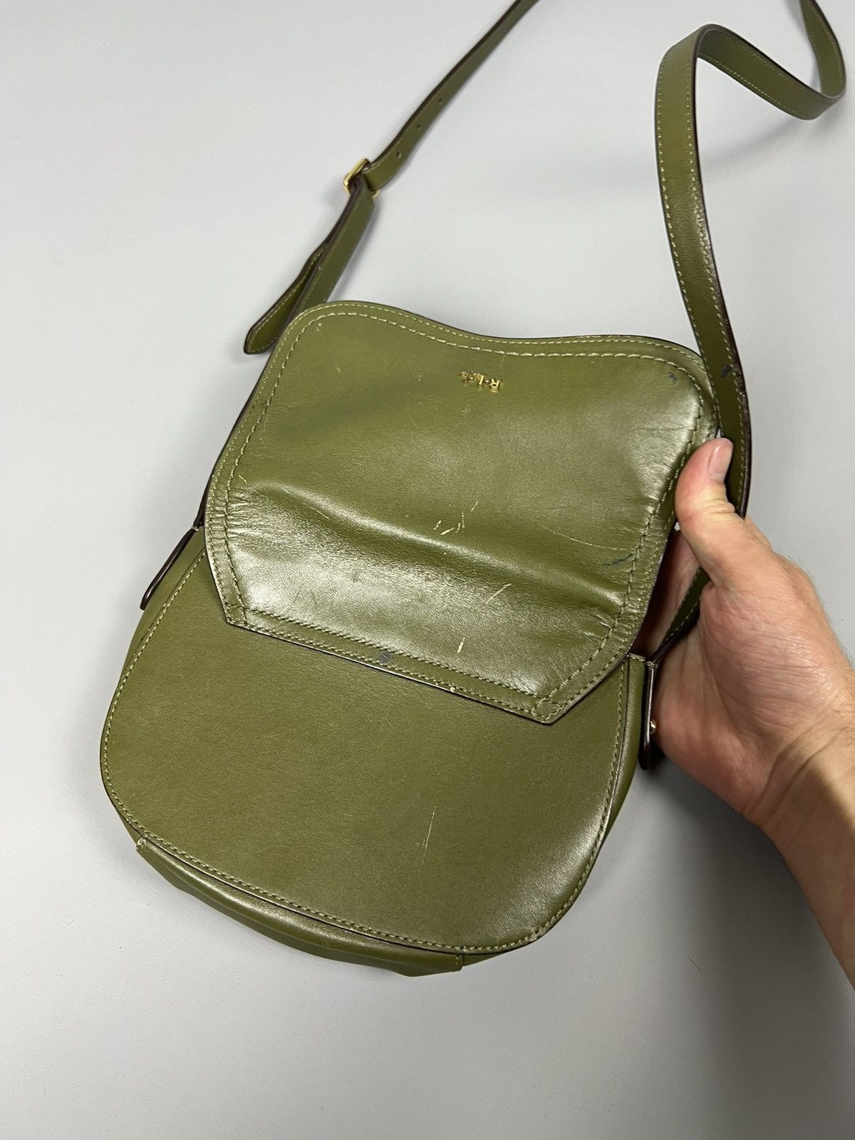 Polo Ralph Lauren RLL Ralph Lauren leather mini crossbody bag Size ONE SIZE - 6 Thumbnail