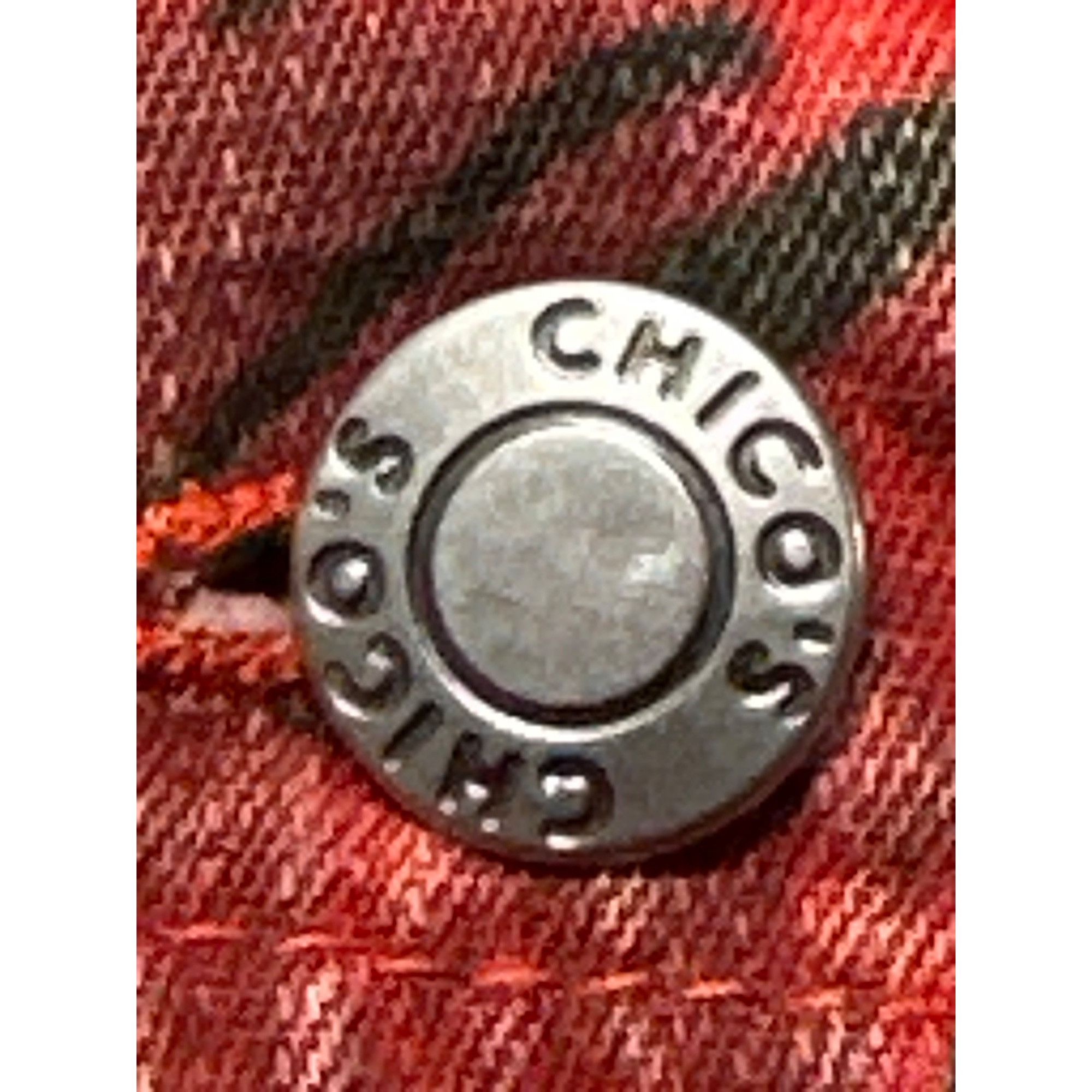 Chicos Chicos Design Vintage Bold Red Fabric Abstract Black Tribal Size XL / US 12-14 / IT 48-50 - 8 Thumbnail