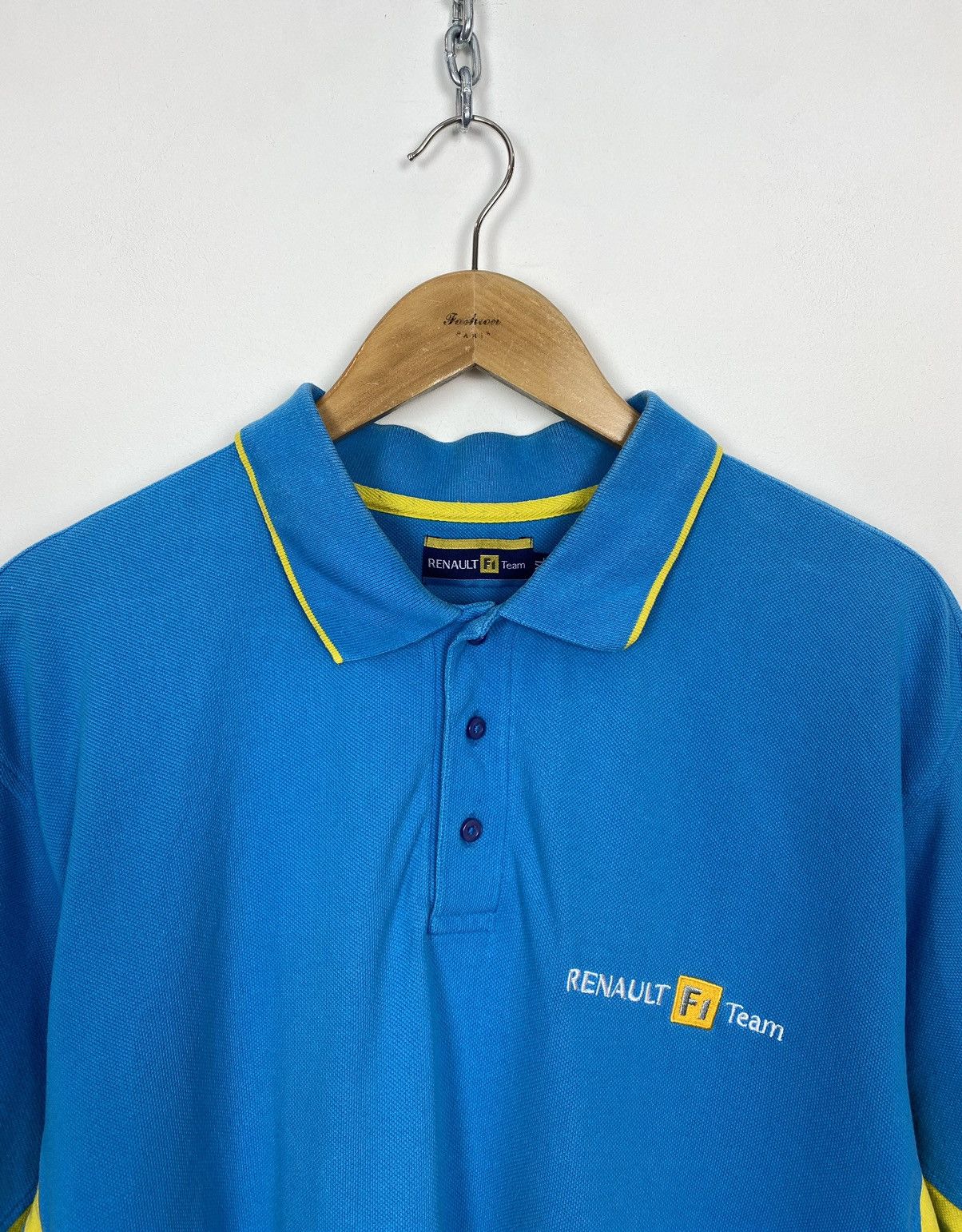 Formula 1 Renault F1 Racing Team Short Sleeve Polo Shirt Size XL Blue Size US XL / EU 56 / 4 - 2 Thumbnail