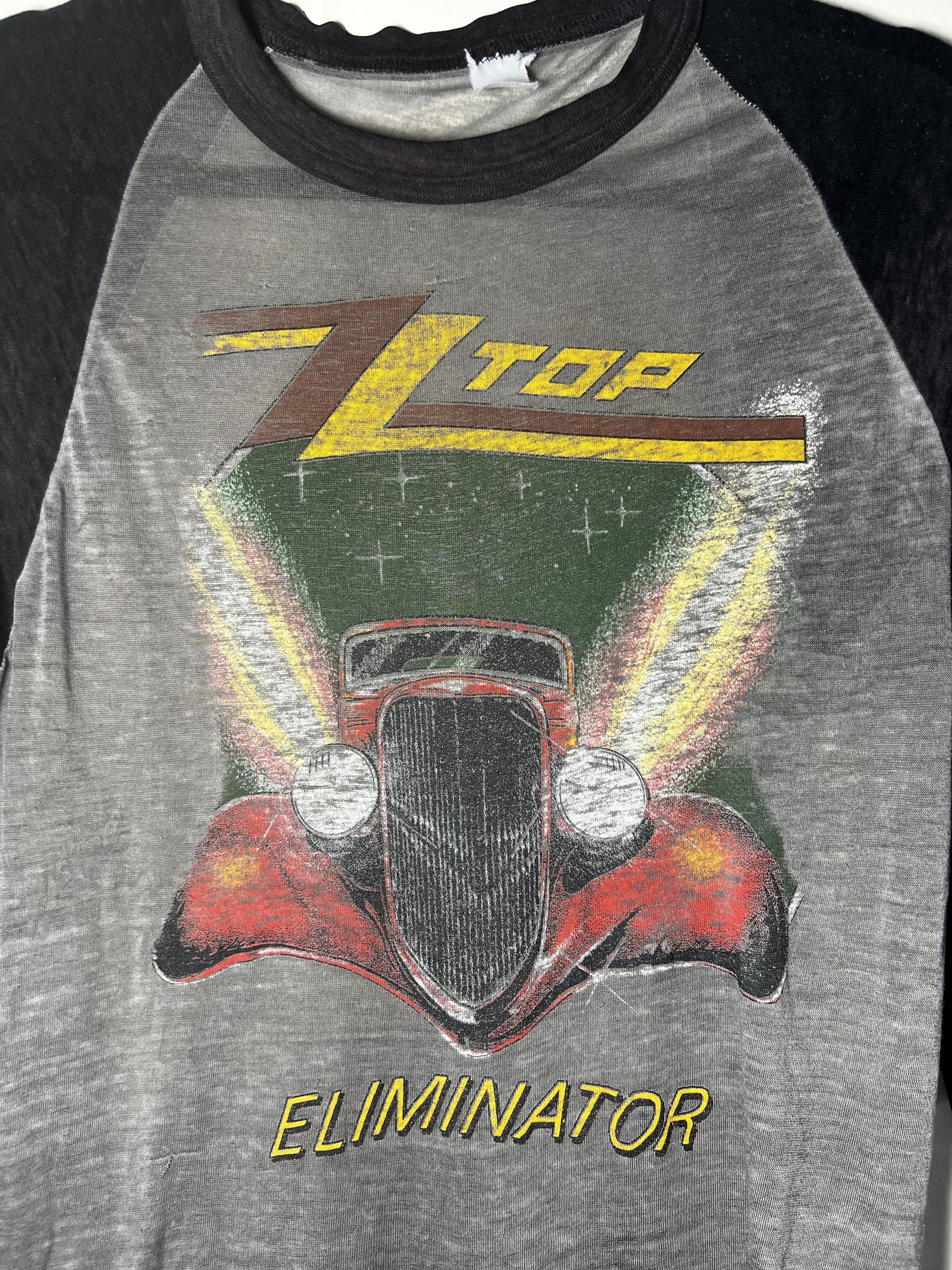 Vintage Vintage 1983 ZZ Top Eliminator Concert Tour Ragland Size US M / EU 48-50 / 2 - 2 Thumbnail