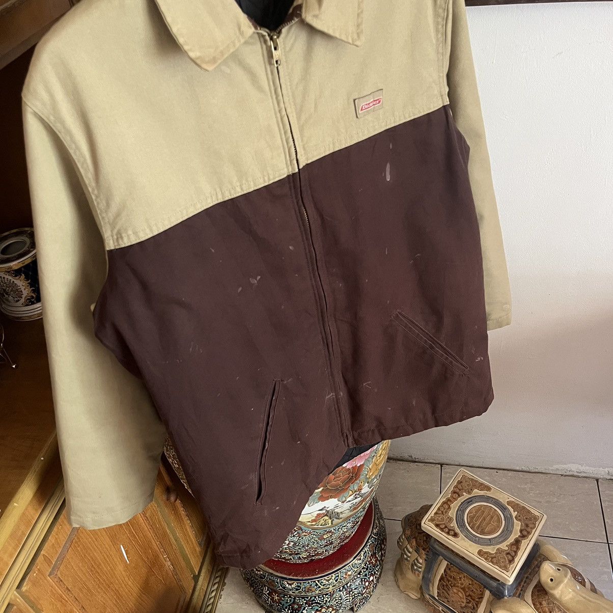 Dickies Vintage Dickies 2 tone Work Jacket detroit jacket Size US M / EU 48-50 / 2 - 4 Thumbnail
