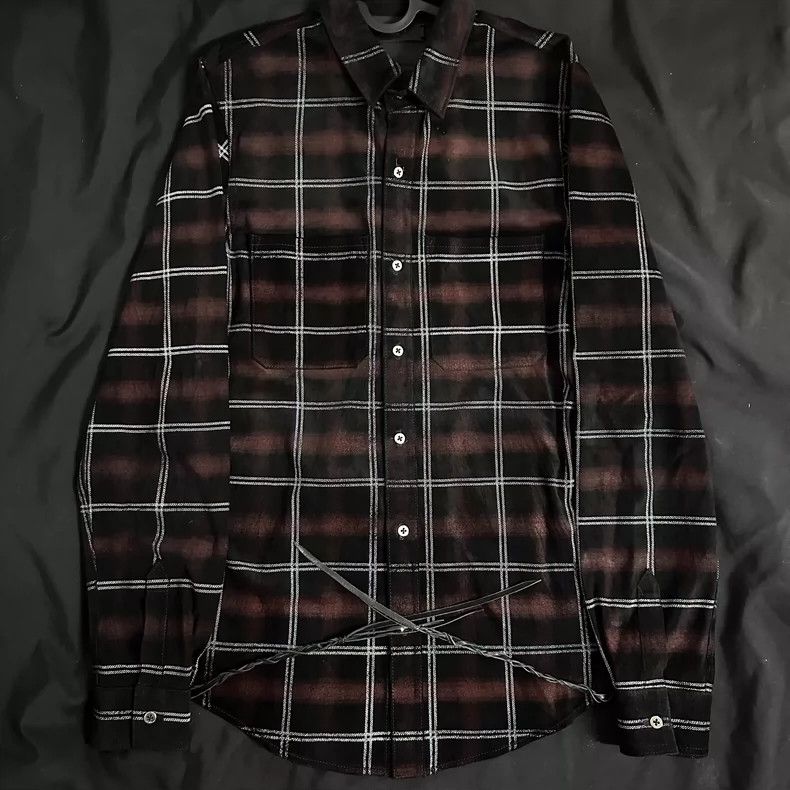 Amiri Amiri 15AW Suede Plaid Shirt 2502-Nextarrow Size US M / EU 48-50 / 2 - 1 Thumbnail