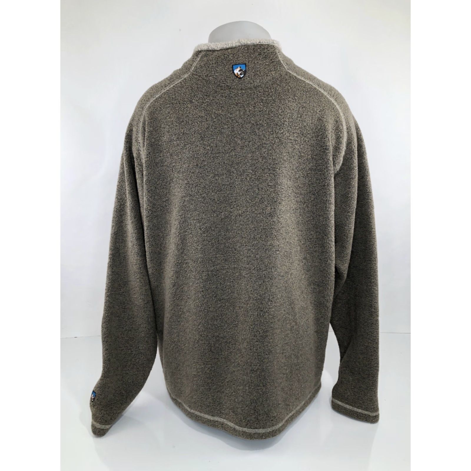 Vintage KUHL ALFPACA FLEECE - Mens XXL Sweater Shirt Pullover 2XL Greenish Grayish Brownish Knit Fleece Mens Size US XXL / EU 58 / 5 - 5 Thumbnail