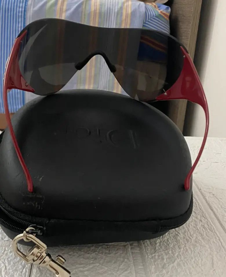 Dior DIOR Sunglasses SKI Rimless Mask Pop Bike Shield RI932 Size ONE SIZE - 4 Thumbnail