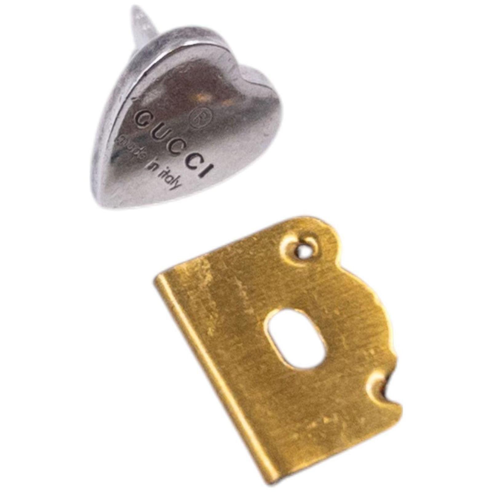 Gucci Vintage Gucci Heart Ear Rings Size ONE SIZE - 6 Thumbnail