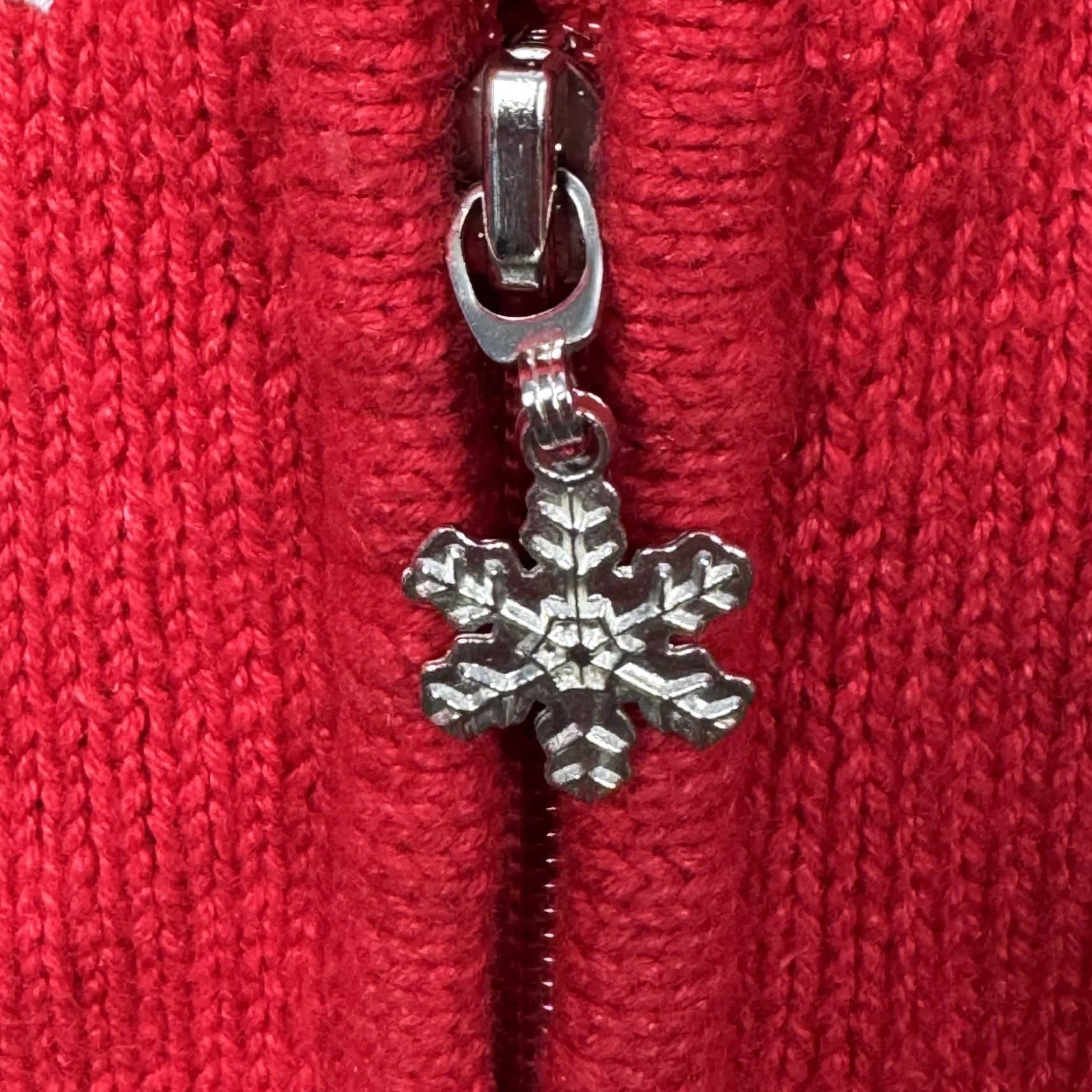 Vintage VINTAGE Southern Lady Vest Shirt Womens S Red Snowflake Zip Holiday Christmas Cozy Size S / US 4 / IT 40 - 7 Thumbnail