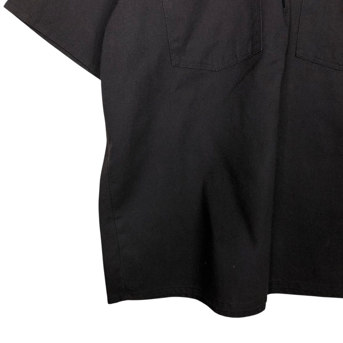 Japanese Brand 🔥HALF ZIPPER COLLAR BOWLING SHIRT BEN DAVIS SMALL LOGO Size US XL / EU 56 / 4 - 9 Thumbnail