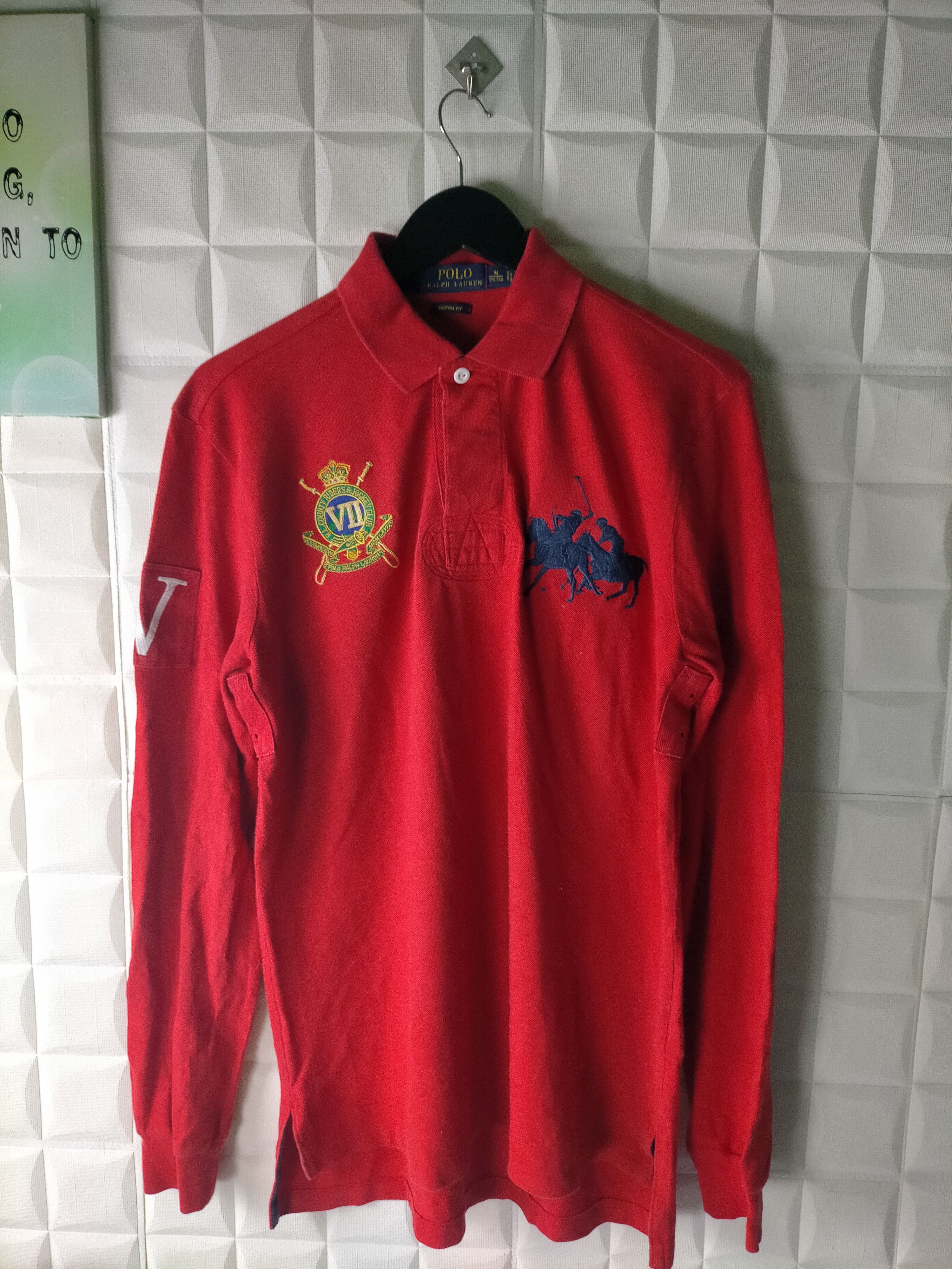 Polo Ralph Lauren 🔥2xBundle Polo Ralph Lauren Red & Black Tshirt Size US M / EU 48-50 / 2 - 4 Thumbnail