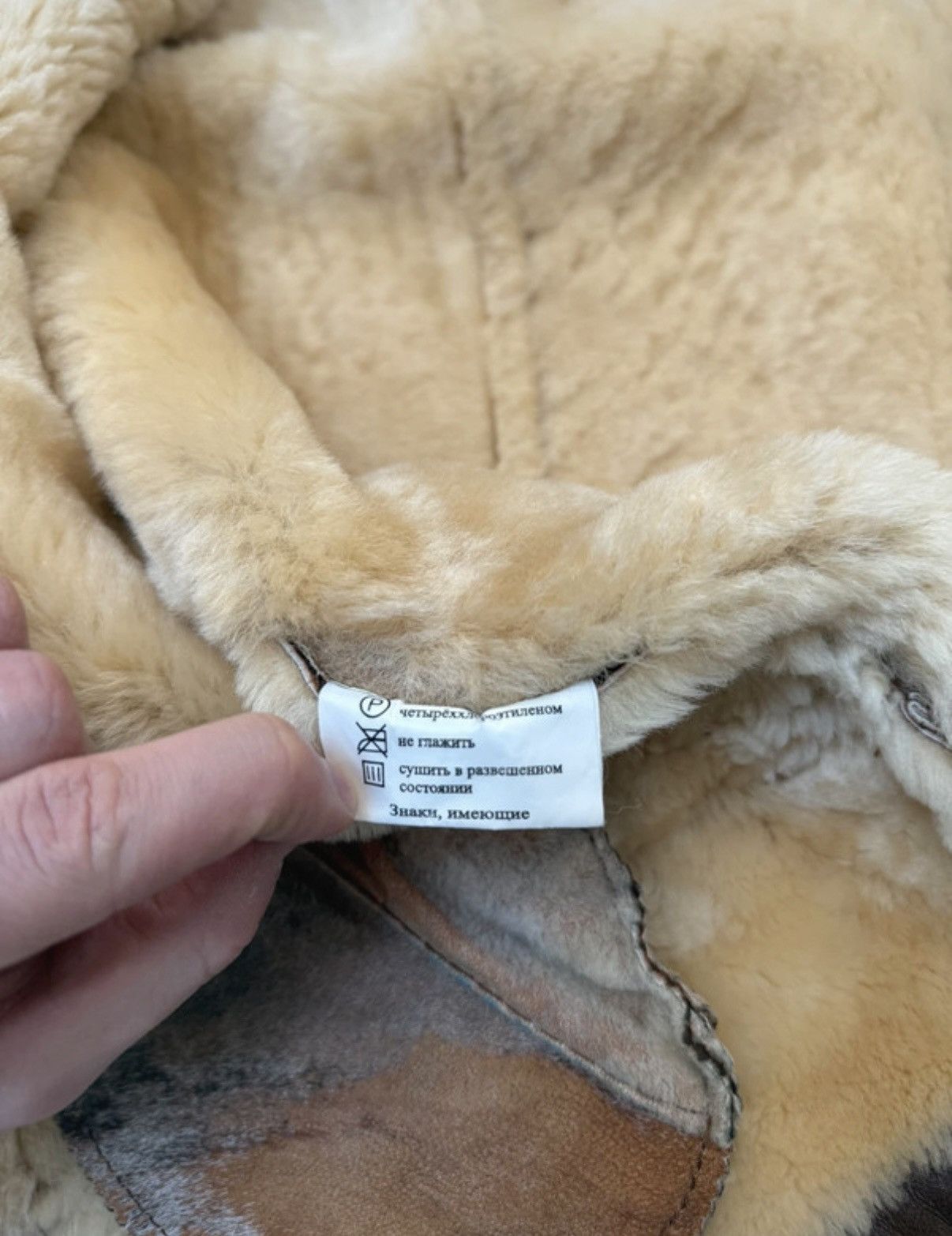 Vintage Russian Rybok Shearling Aviator Jacket Leather Pilot B-3 Size US XXL / EU 58 / 5 - 13 Thumbnail