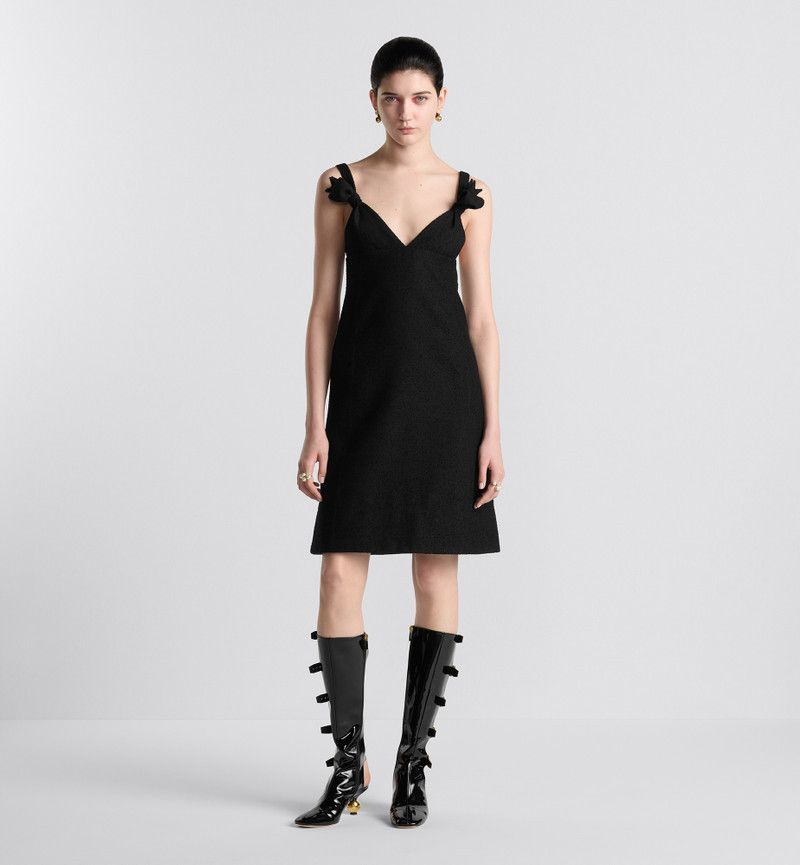 Dior o1bcso1str0126 Dress in Black Size L / US 10 / IT 46 - 3 Thumbnail