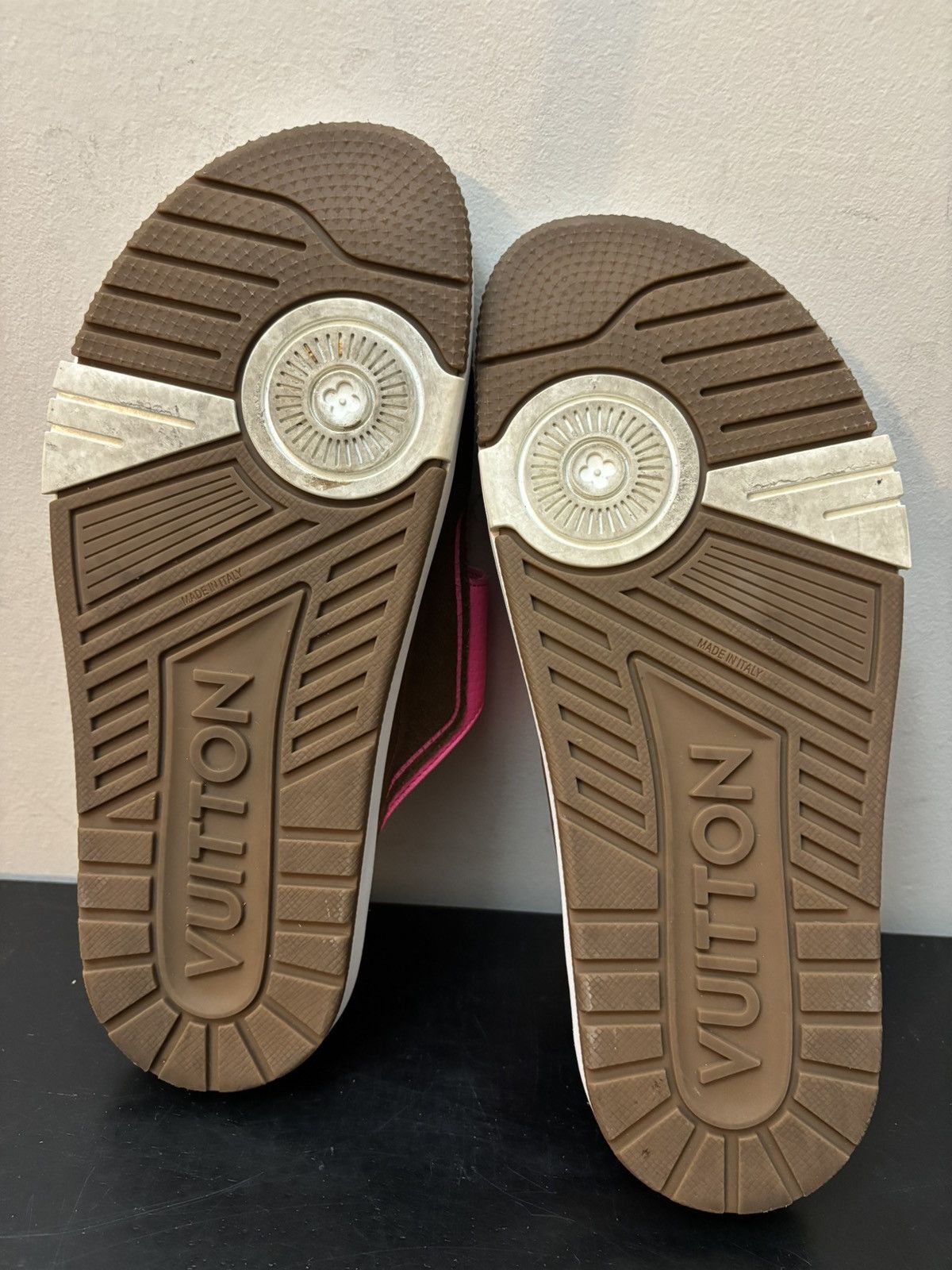 Louis Vuitton Louis Vuitton LV Trainer Mule Sandals Brown Pink Size US 6 / EU 39 - 6 Thumbnail