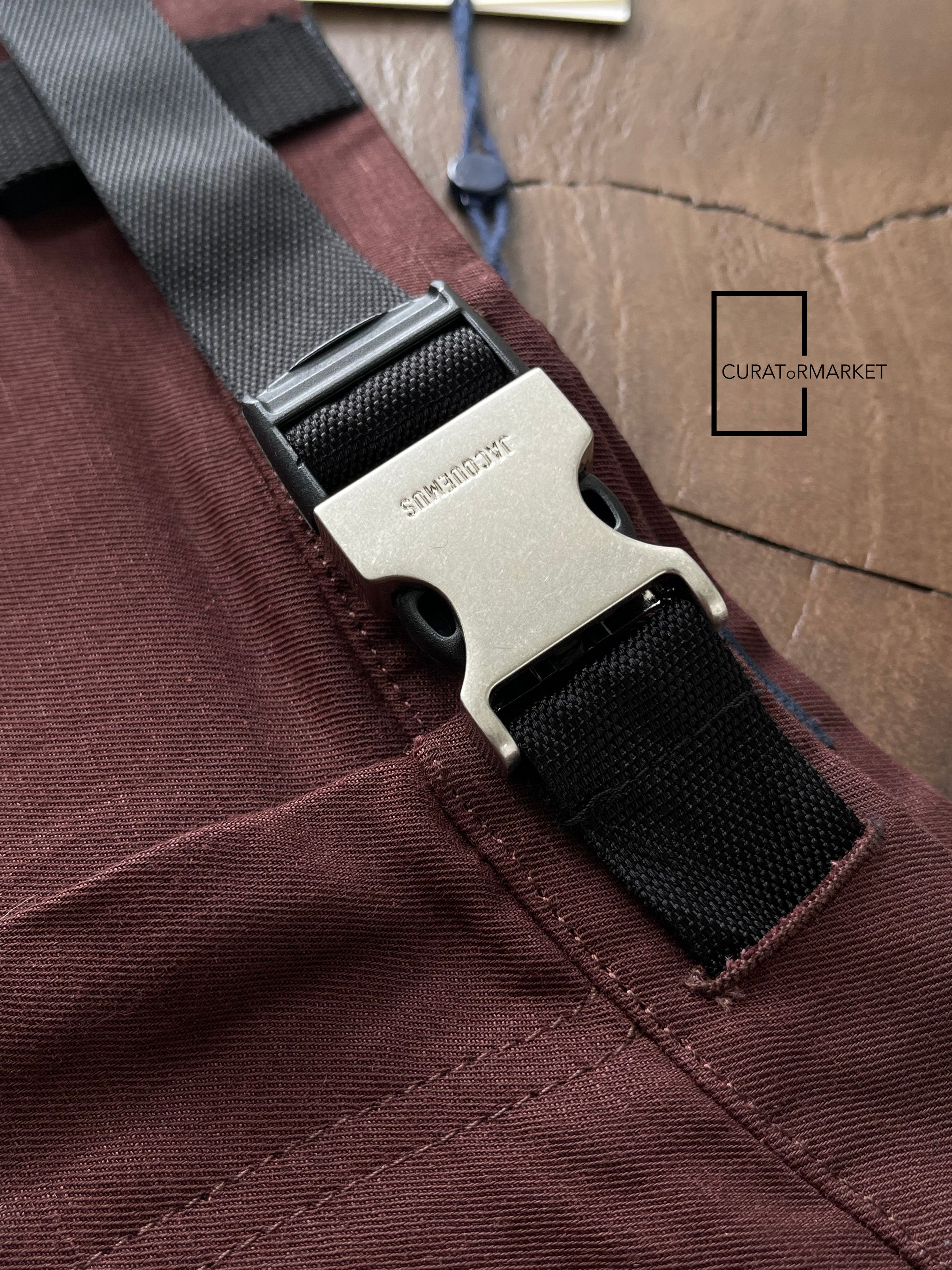 Jacquemus EU48 Linen Meio Utility Belt Buckle Short SS23 Le Raphia Size US 32 / EU 48 - 2 Thumbnail