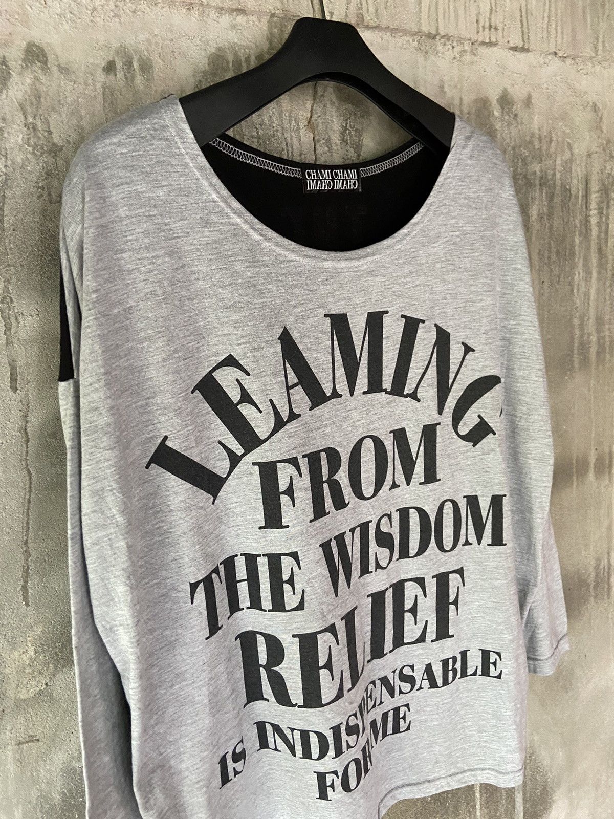 Japanese Brand LEAMING FROM THE WISDOM RELIEF LONG SLEEVE Size US M / EU 48-50 / 2 - 3 Thumbnail