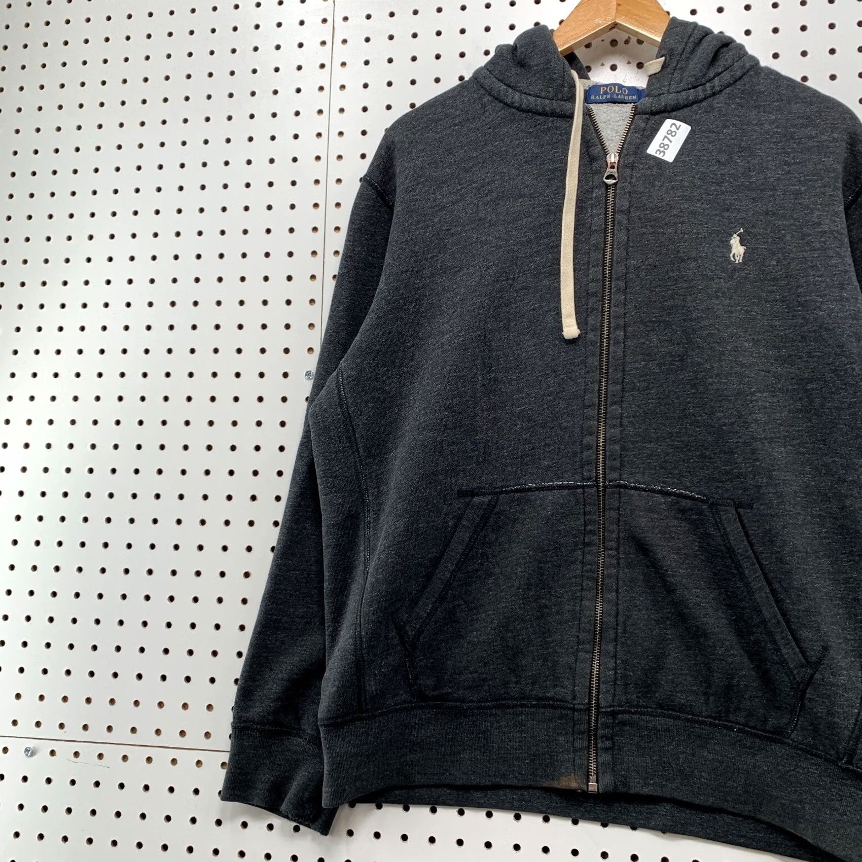 Polo Ralph Lauren Polo Ralph Lauren Hoodie Zip Sweatshirt Mens Large Thermal Hooded Gray Size US L / EU 52-54 / 3 - 3 Thumbnail
